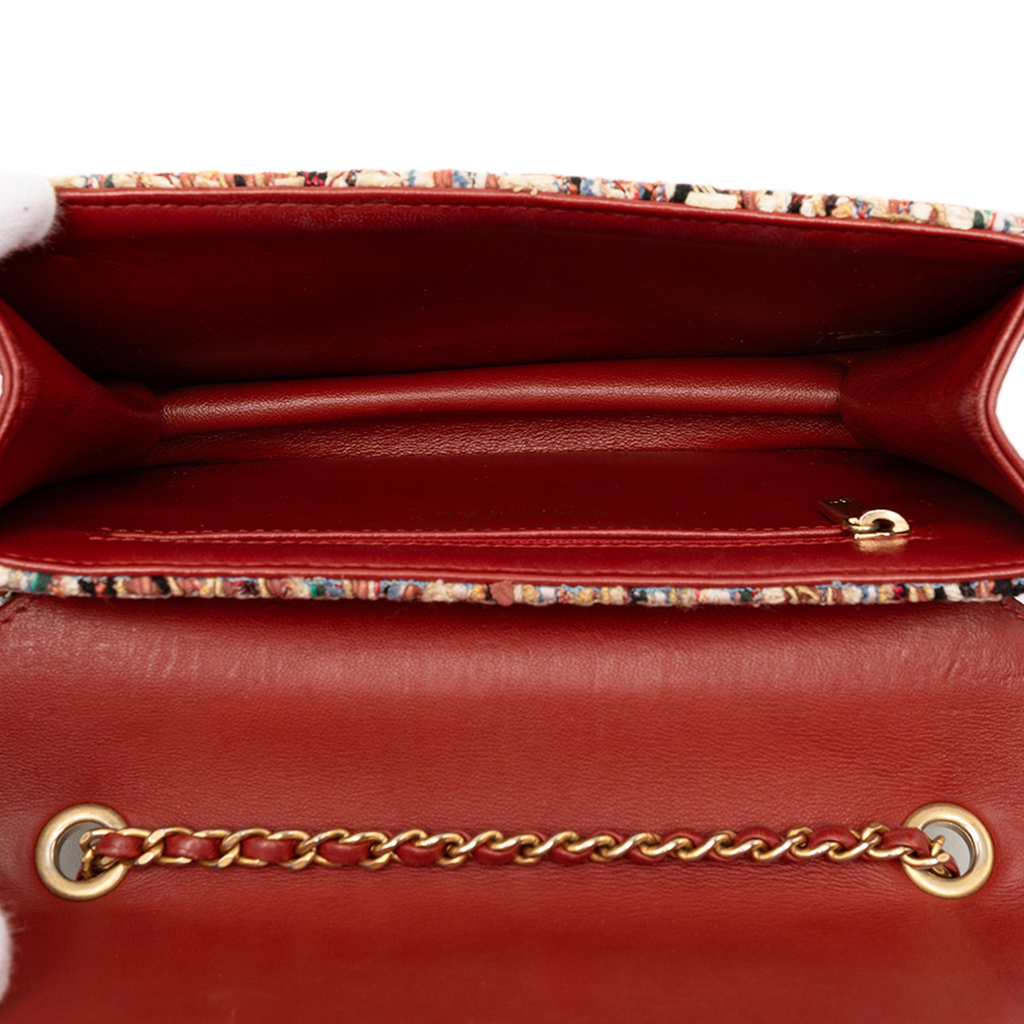 Chanel Mini Quilted Tweed Beauty Lock Flap - image 4