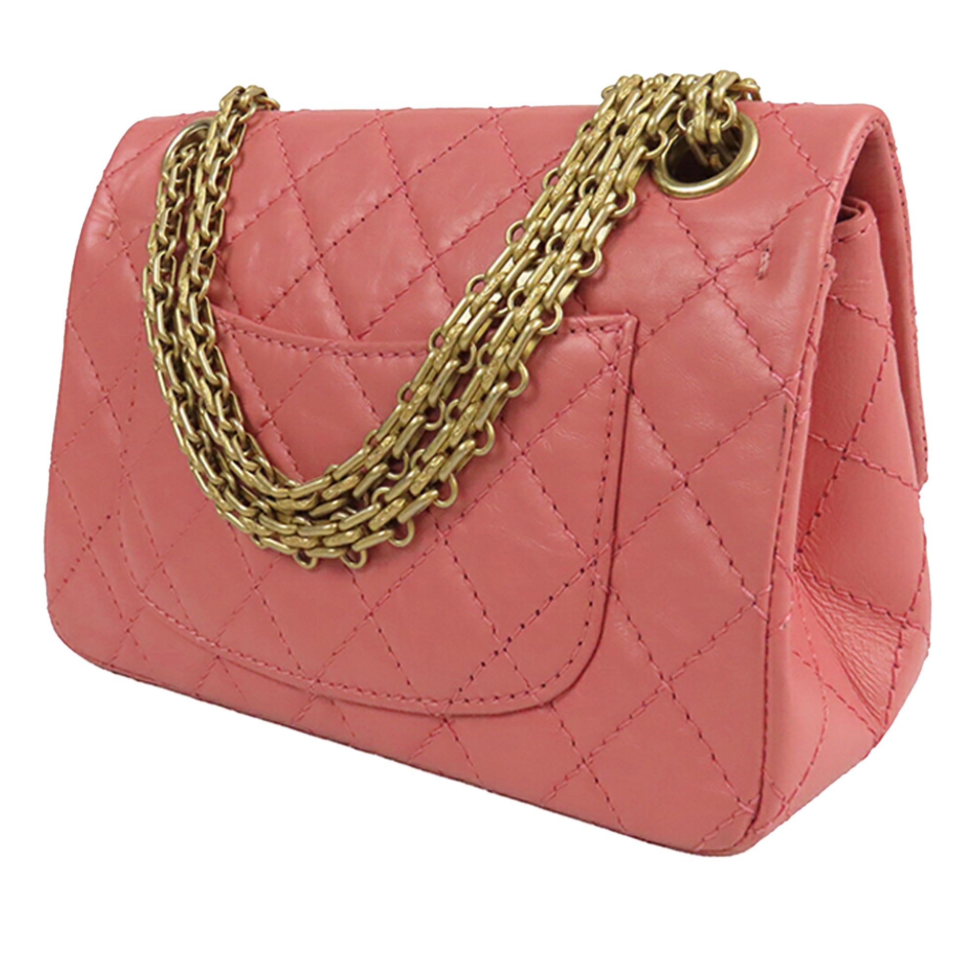 Chanel Quilted Aged Calfskin Reissue 2.55 Single Flap 224 - image 2