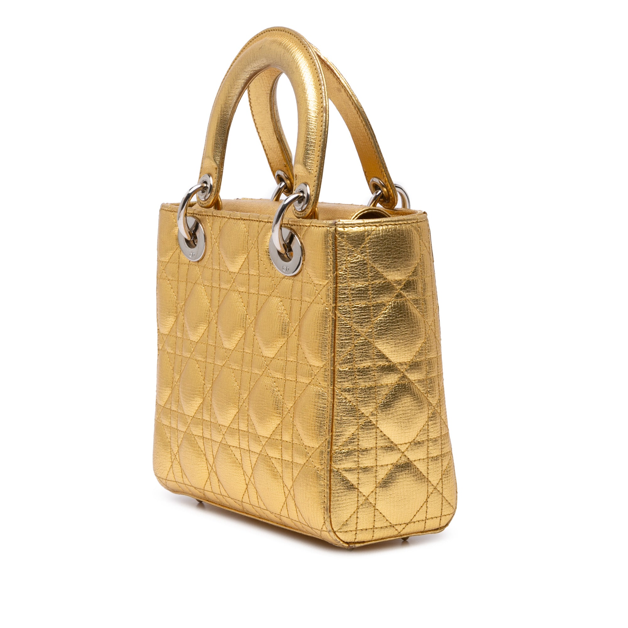 Dior Small Metallic Grained Calfskin Cannage My ABCDior Lady Dior - image 2