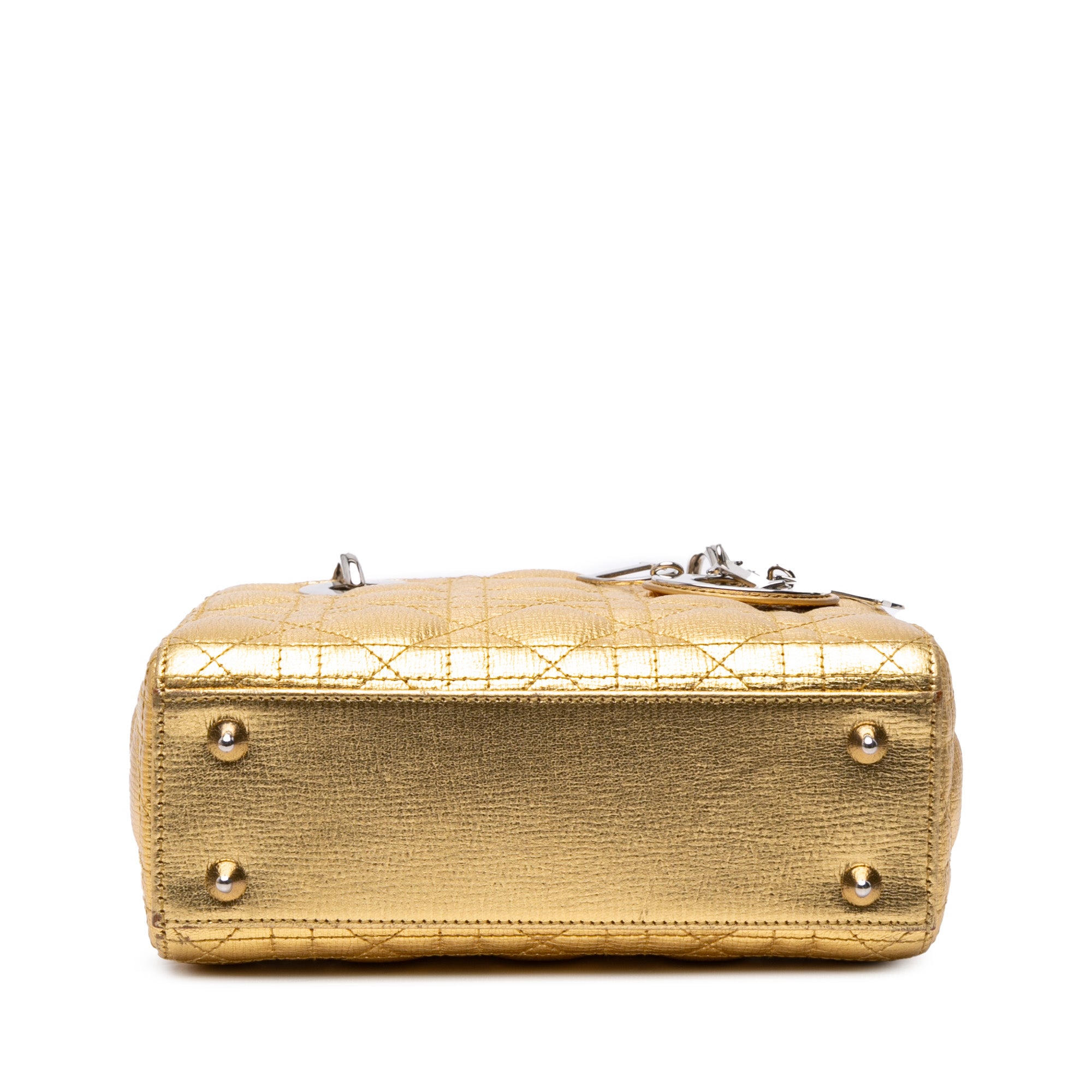 Dior Small Metallic Grained Calfskin Cannage My ABCDior Lady Dior - image 3