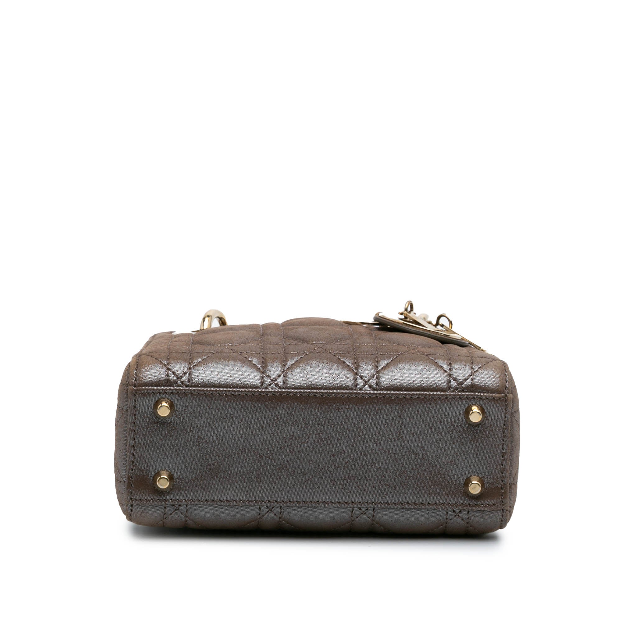 Dior Mini Iridescent Lambskin Cannage Lady Dior - image 3