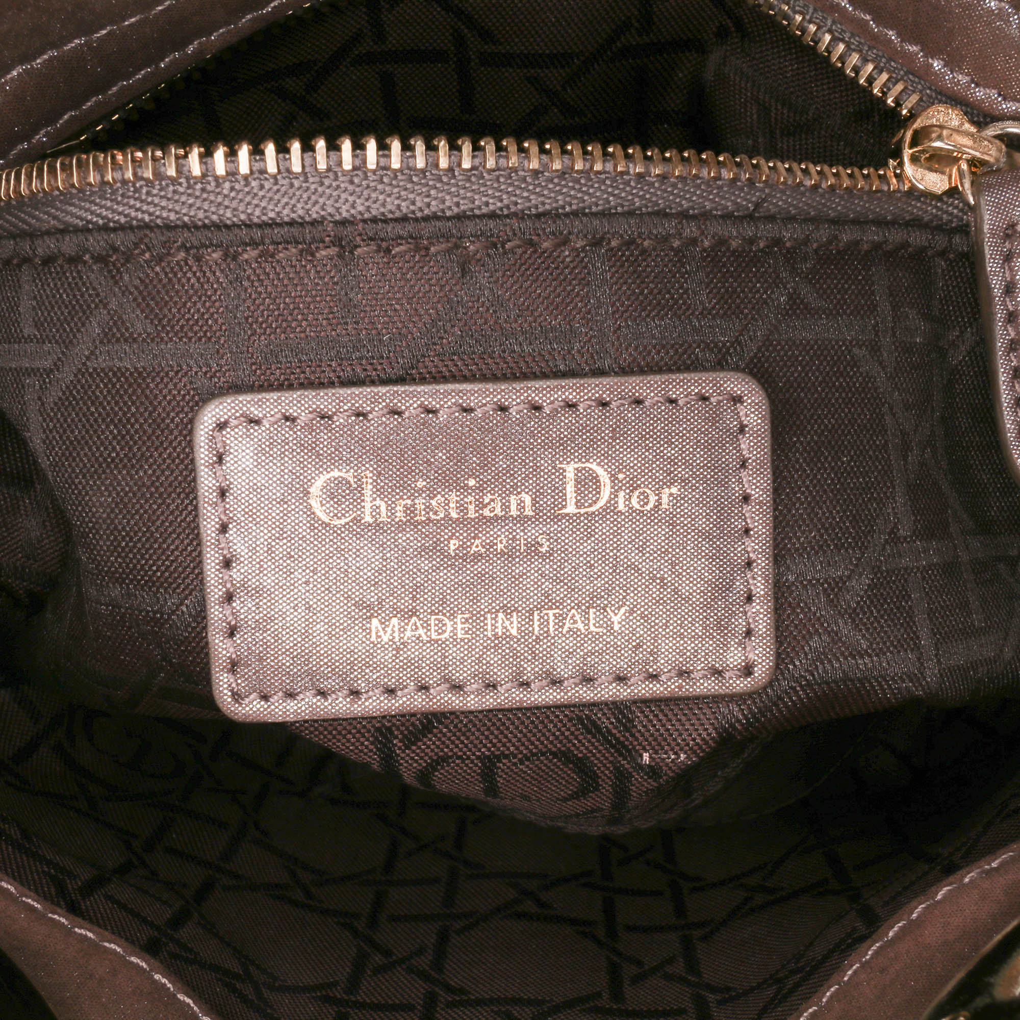 Dior Mini Iridescent Lambskin Cannage Lady Dior - image 5