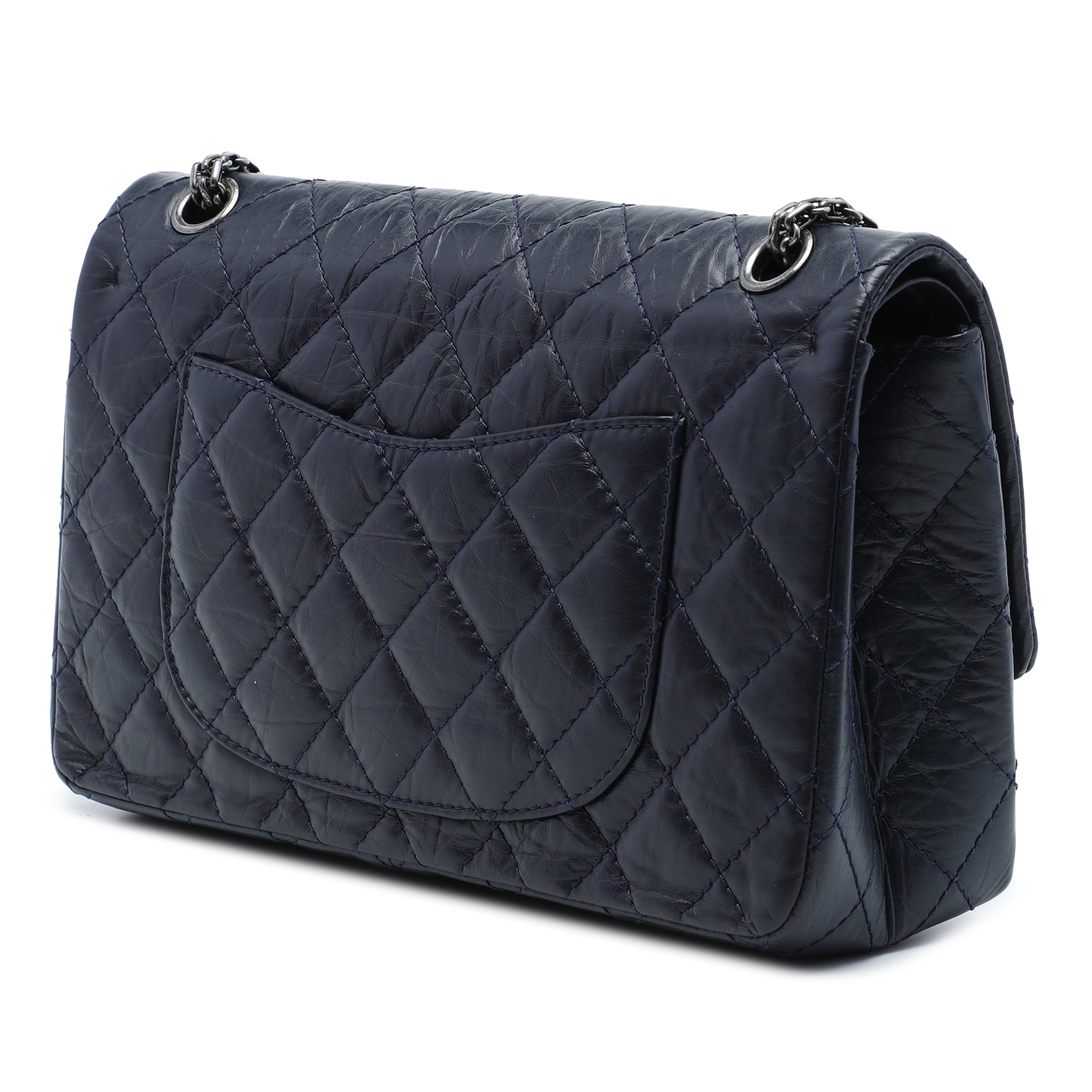 Chanel Quilted Aged Calfskin Reissue 2.55 Double Flap 226 - image 2