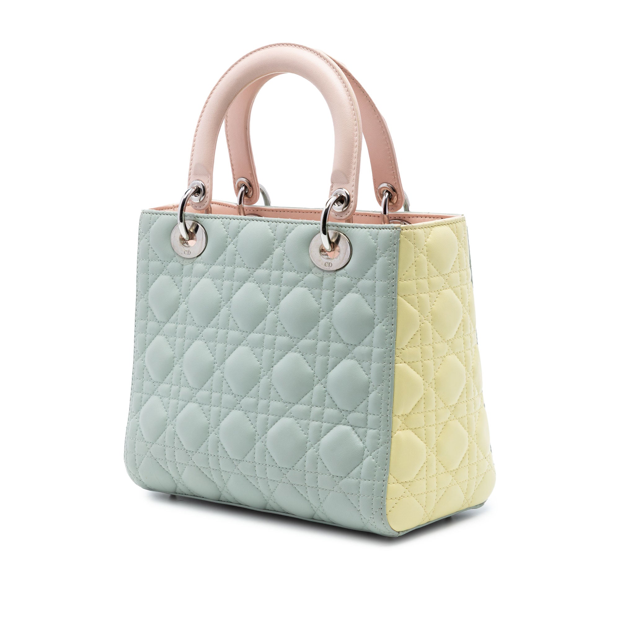 Dior Medium Tricolor Lambskin Cannage Lady Dior - image 2