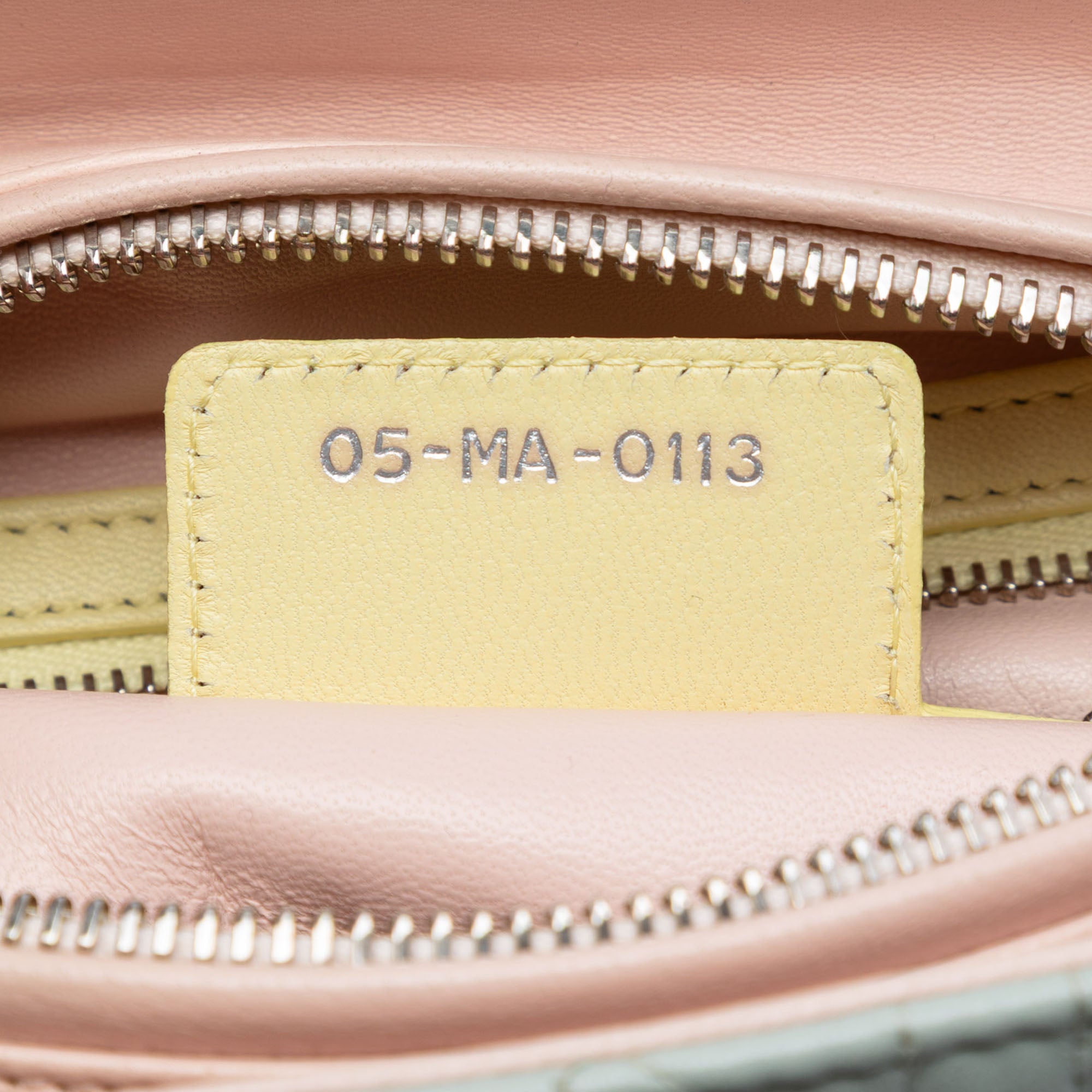 Dior Medium Tricolor Lambskin Cannage Lady Dior - image 6