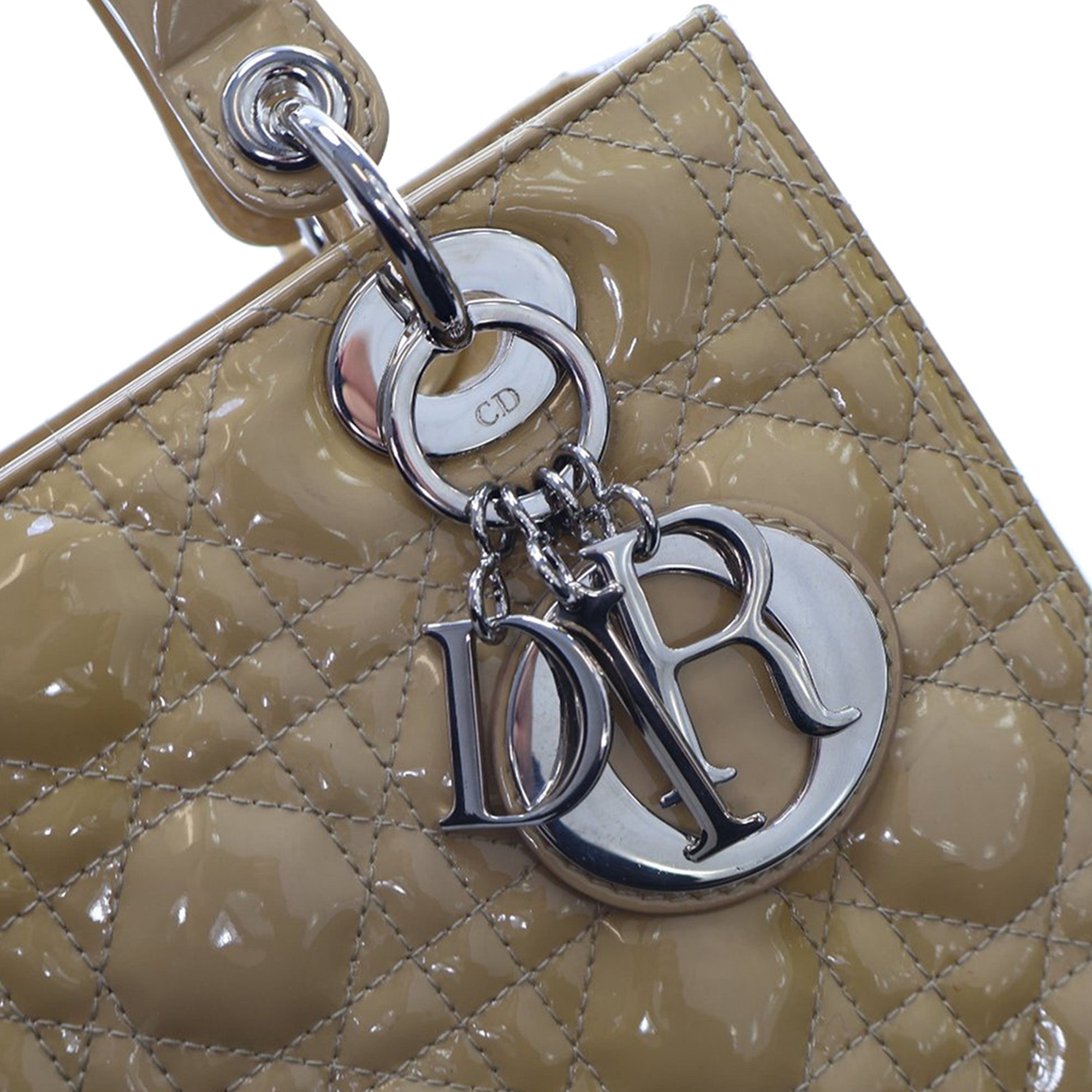 Dior Medium Patent Cannage Lady Dior - image 10