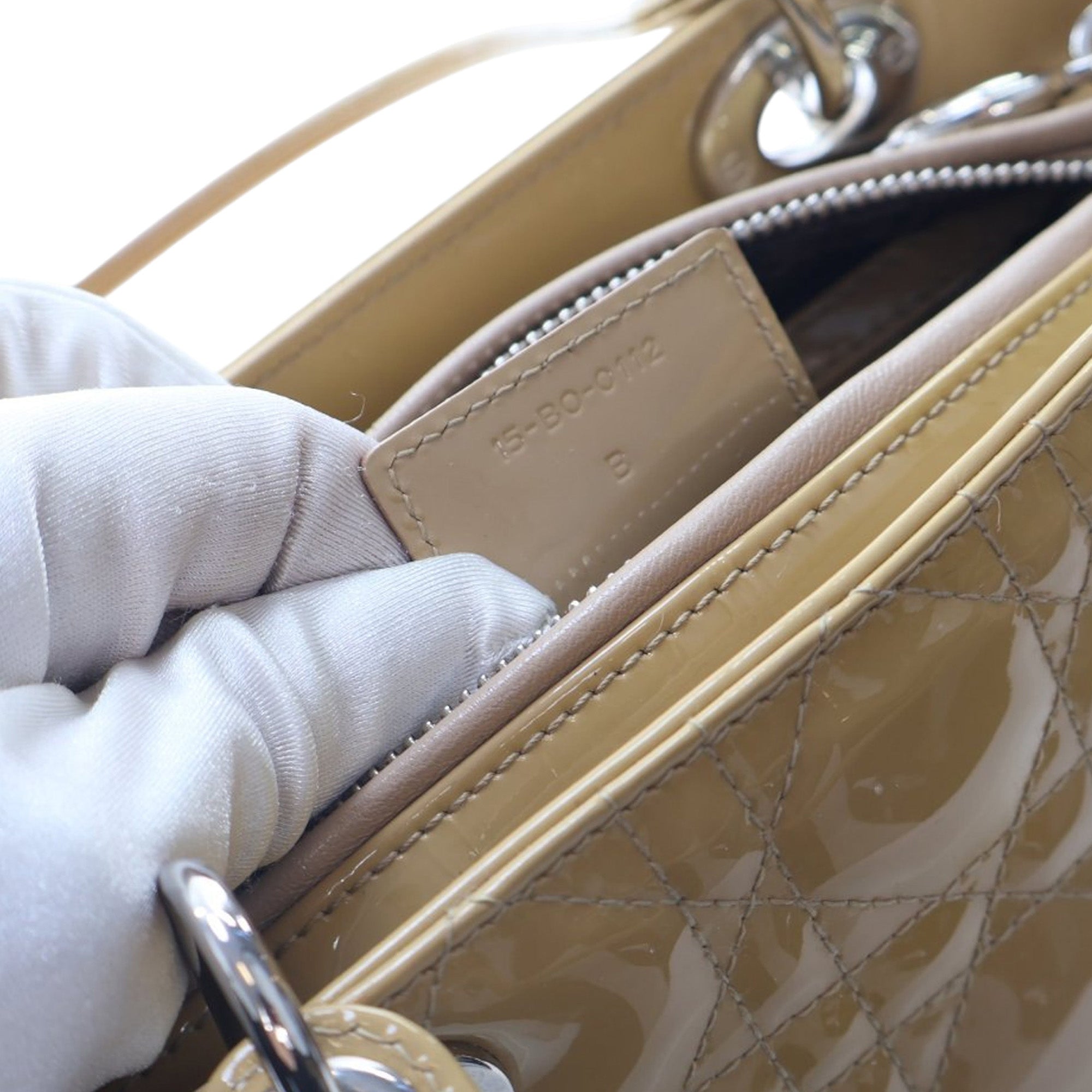 Dior Medium Patent Cannage Lady Dior - image 11