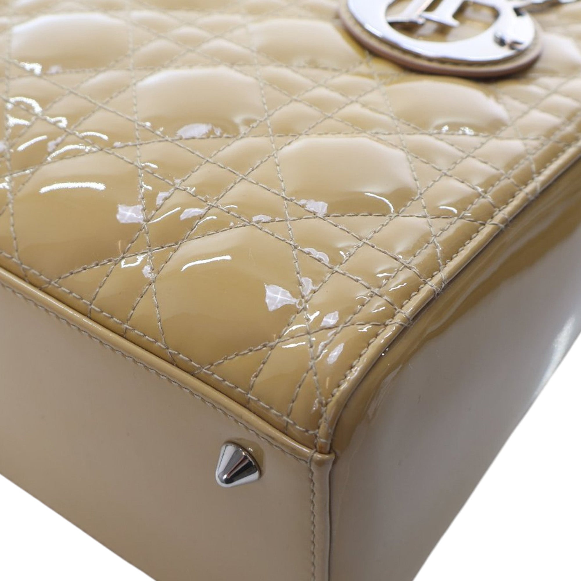 Dior Medium Patent Cannage Lady Dior - image 8