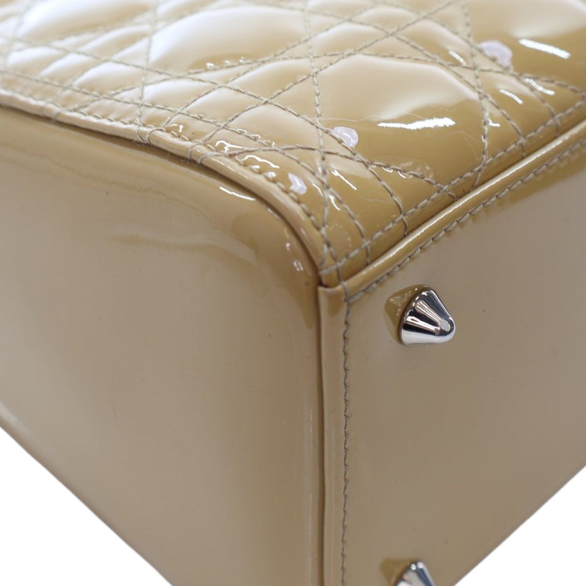 Dior Medium Patent Cannage Lady Dior - image 9