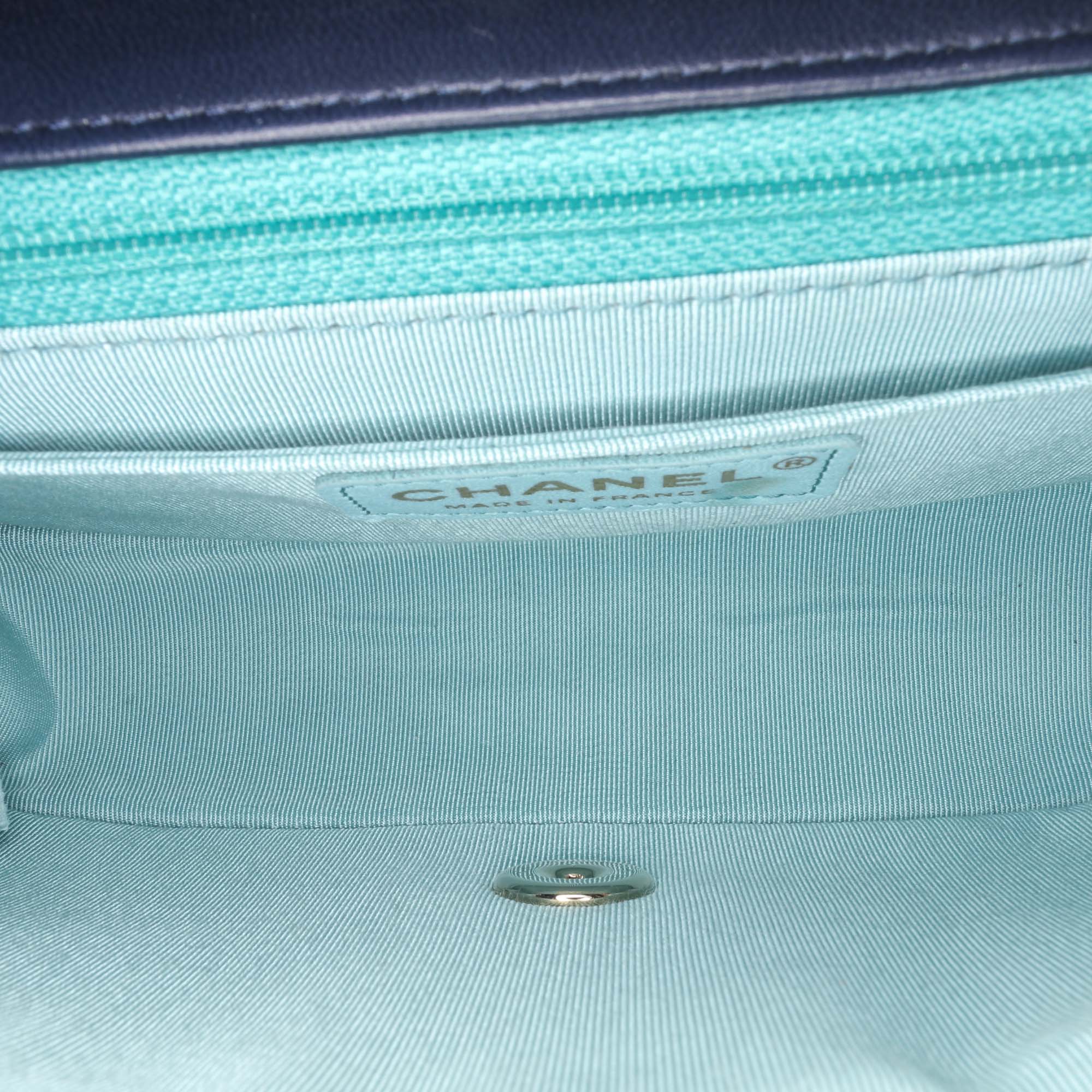 Chanel New Mini Pleated Perforated Lambskin Single Flap - image 4