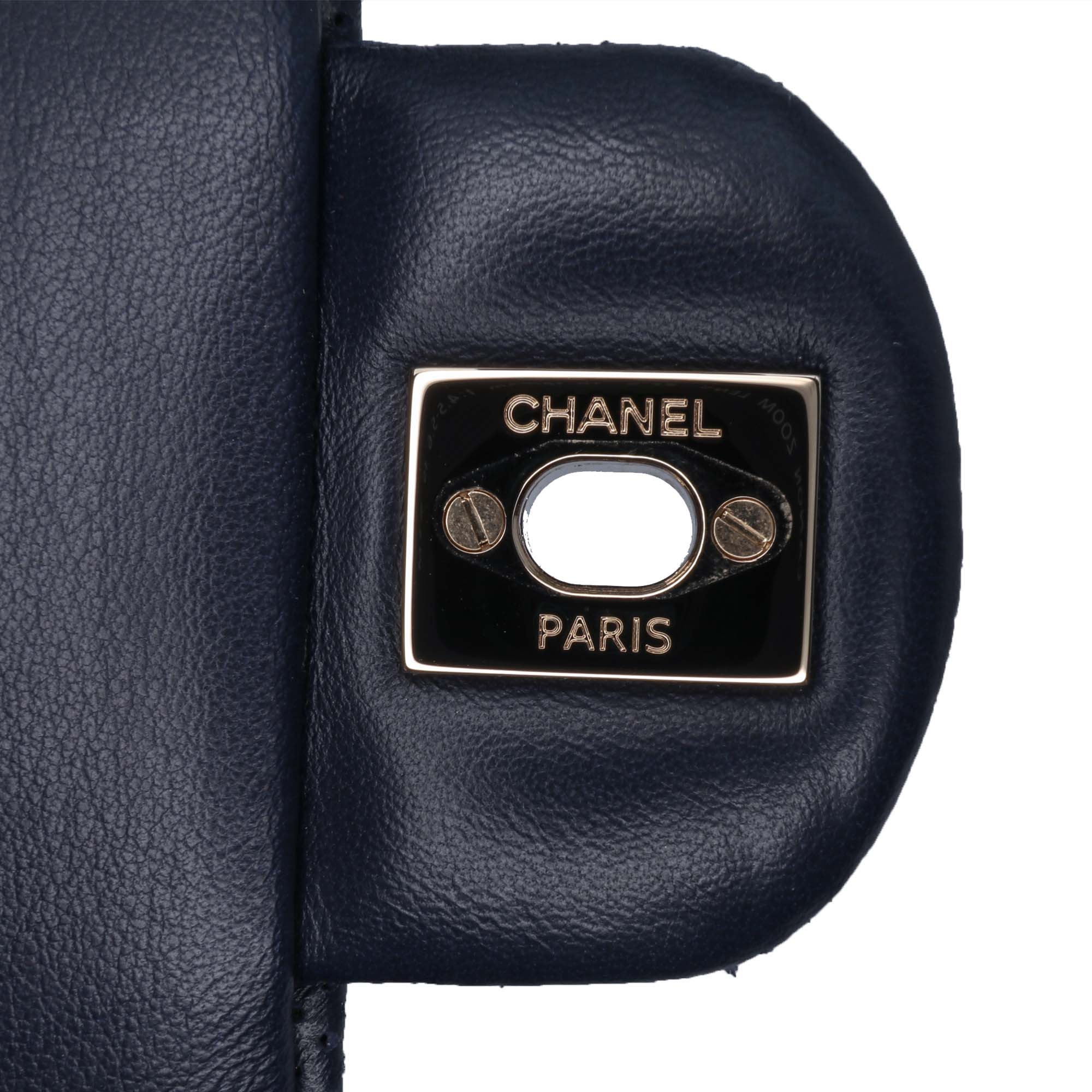 Chanel New Mini Pleated Perforated Lambskin Single Flap - image 9
