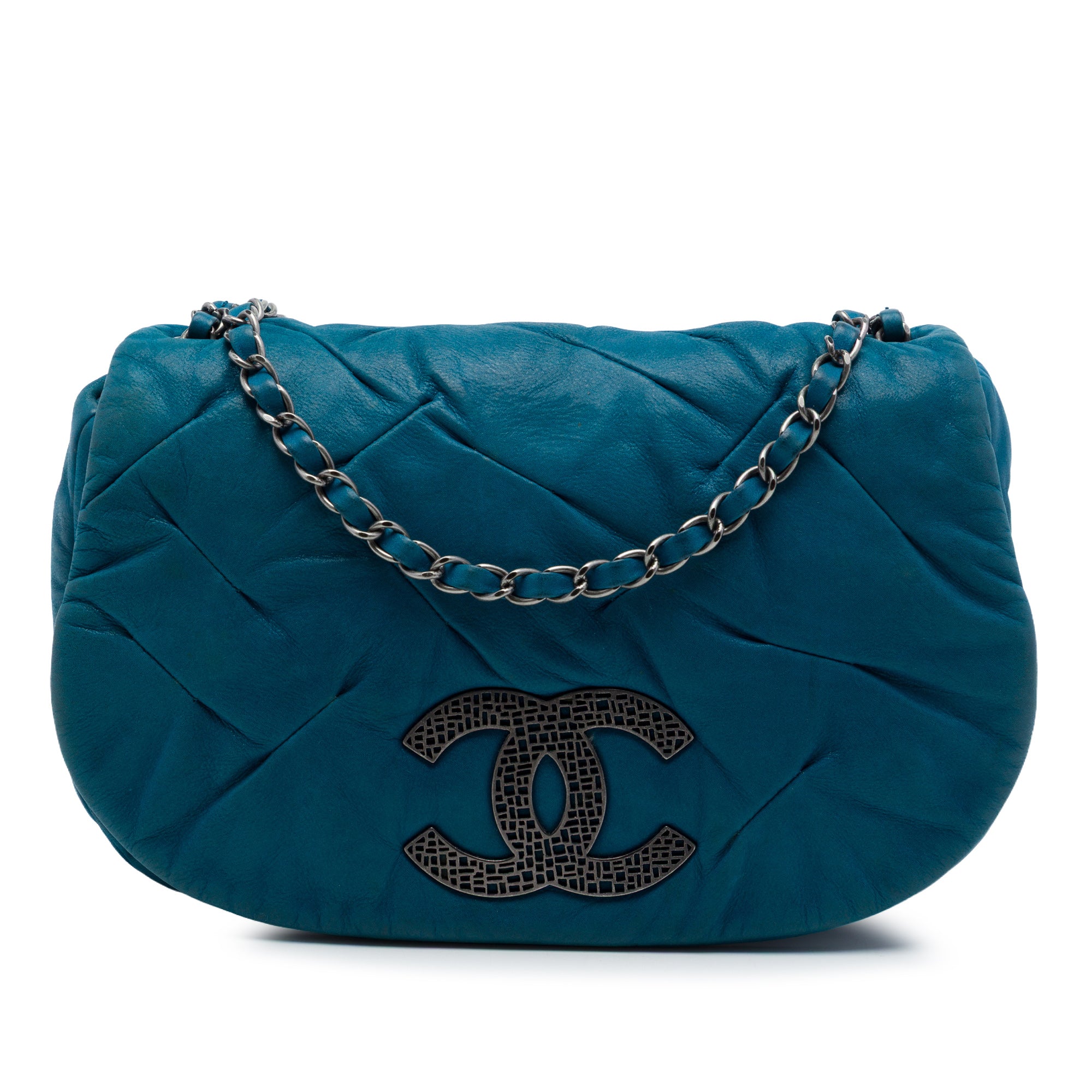 Chanel Iridescent Calfskin East Glint Flap - image 1
