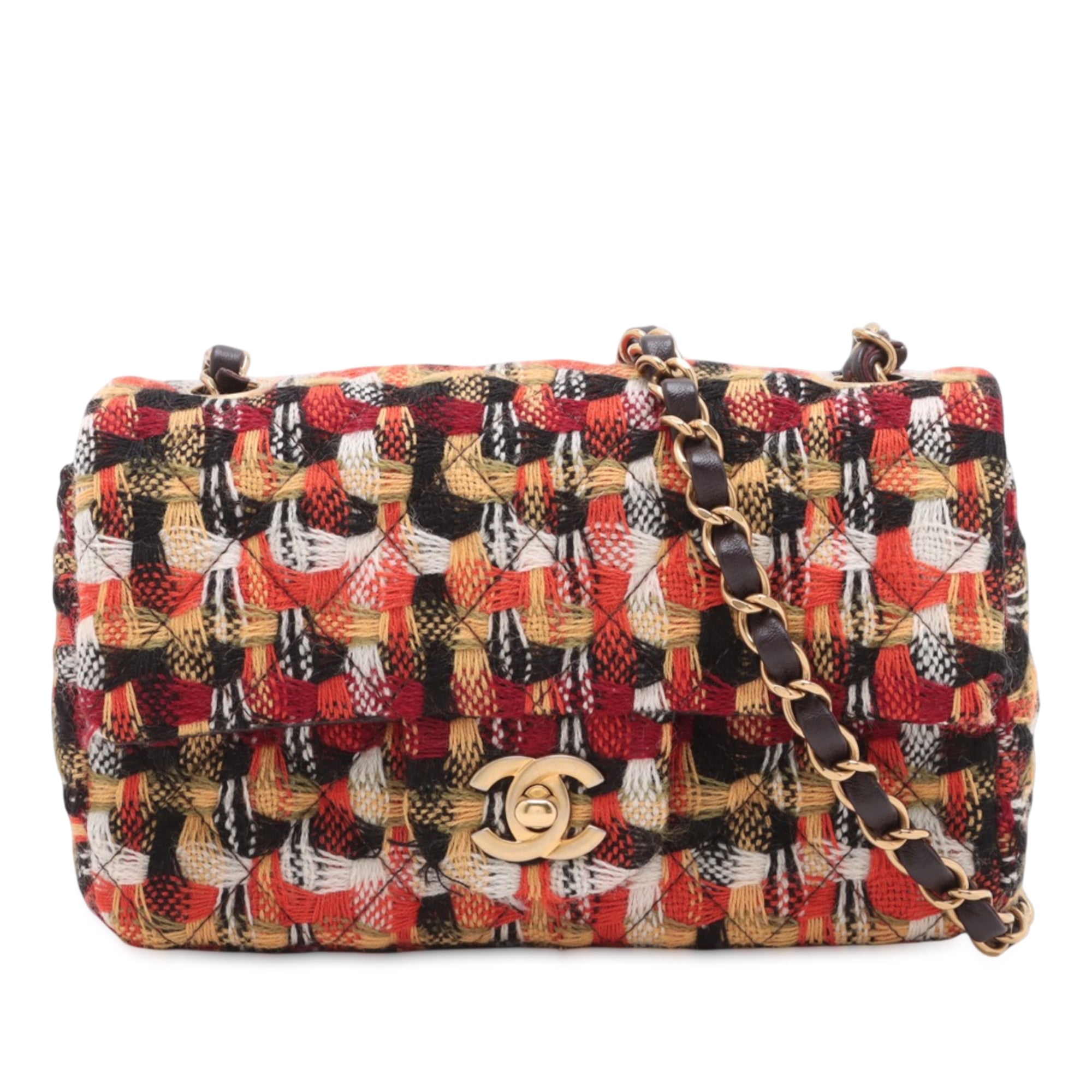 Chanel Metier D Art Mini Rectangular Classic Tweed Single Flap - image 1