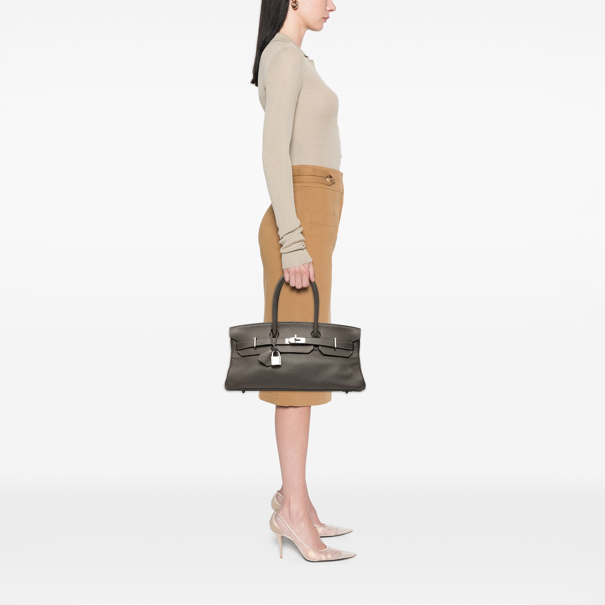 Hermès JPG Taurillon Clemence Birkin 42 - image 8
