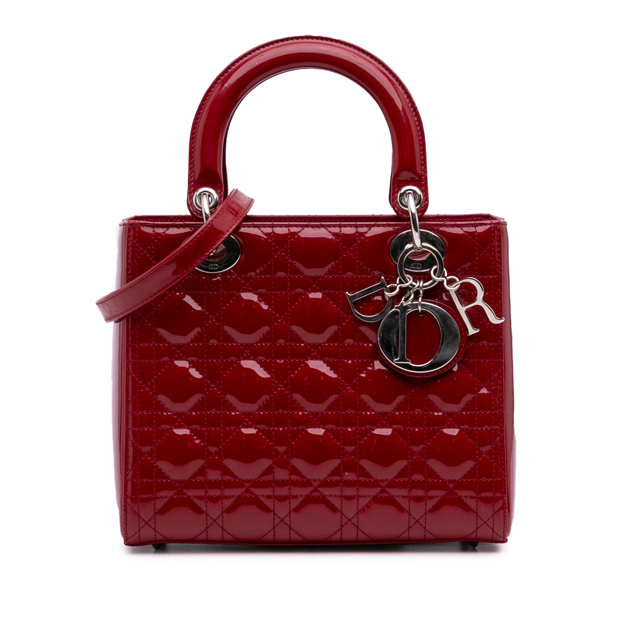 Dior Medium Patent Cannage Lady Dior - image 1