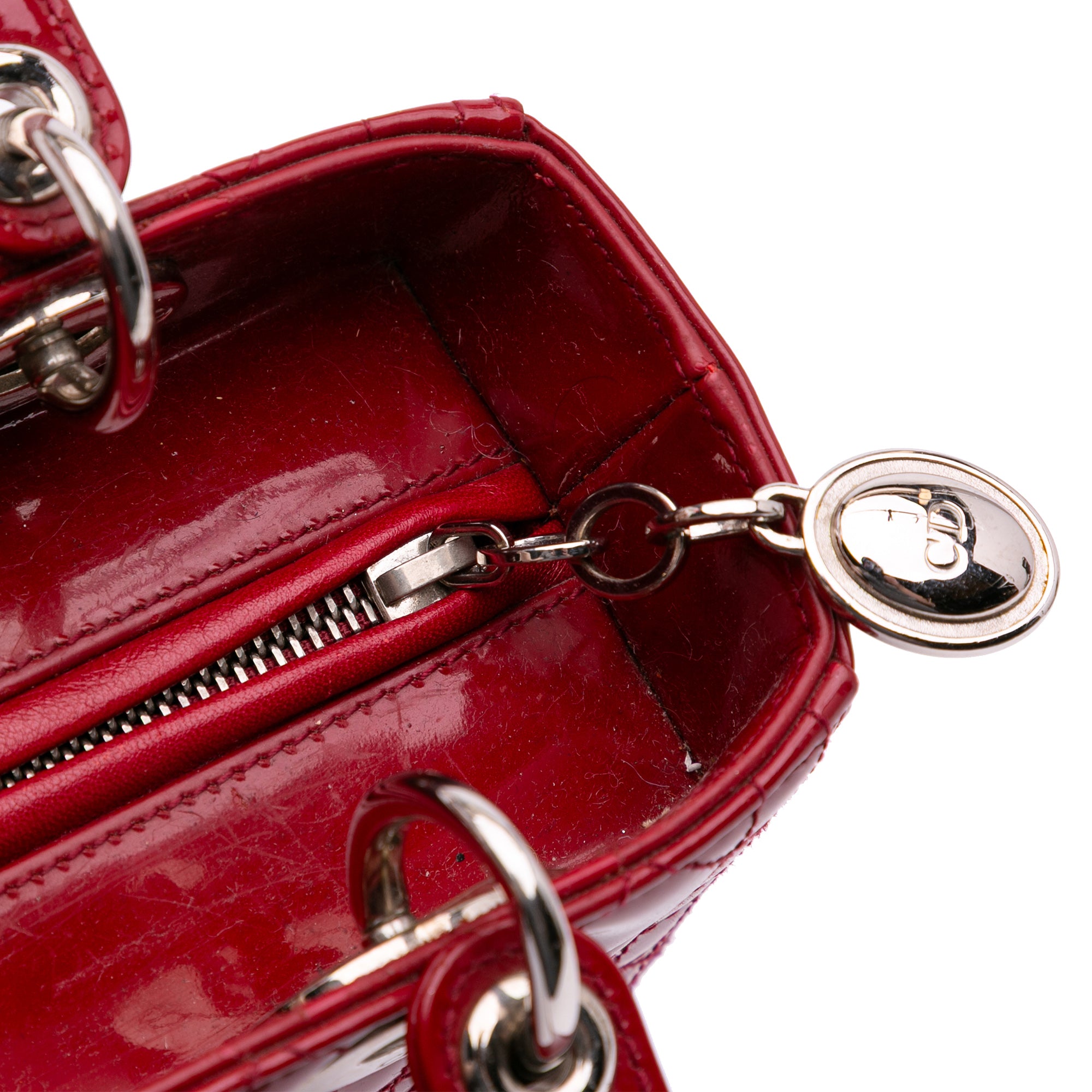 Dior Medium Patent Cannage Lady Dior - image 7