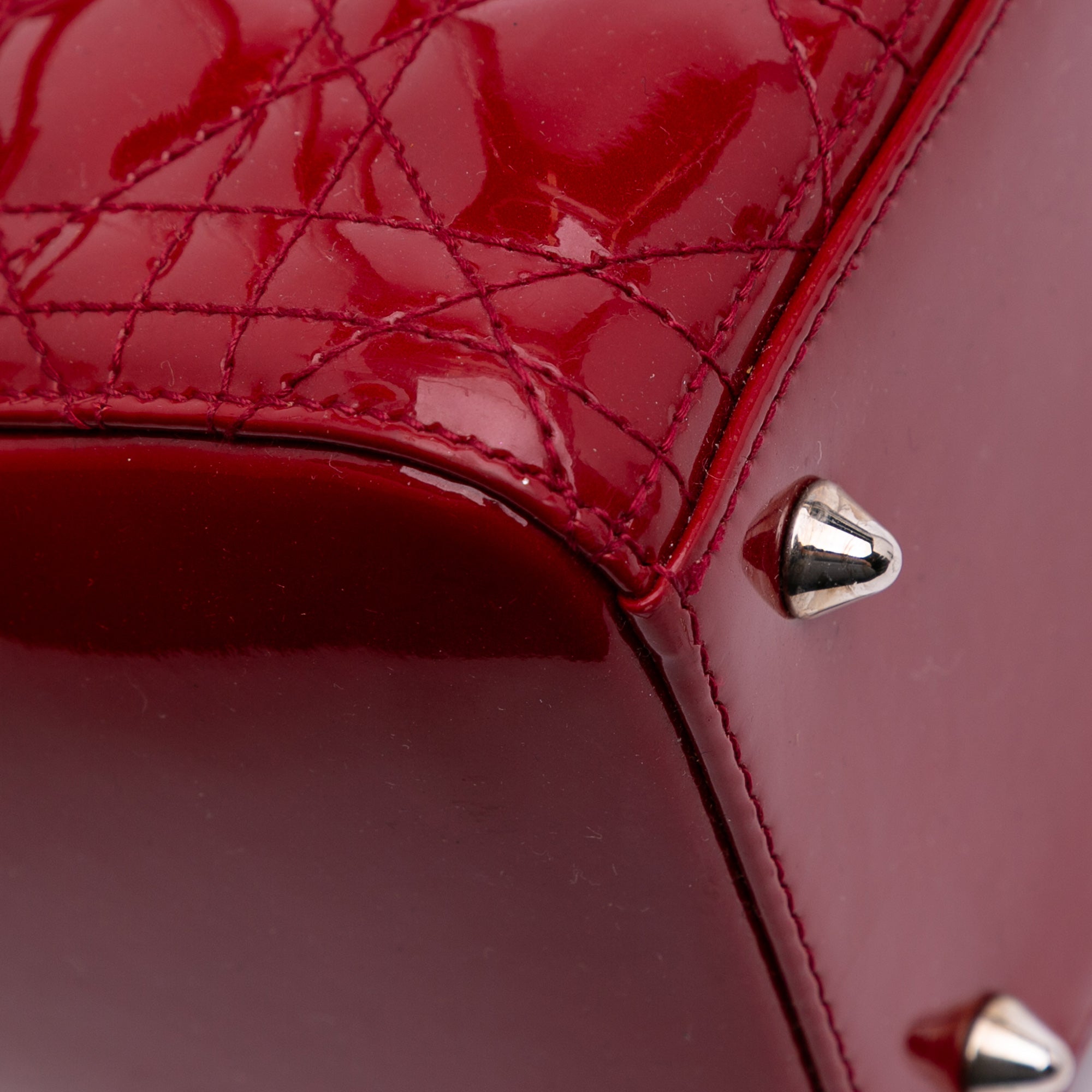 Dior Medium Patent Cannage Lady Dior - image 9