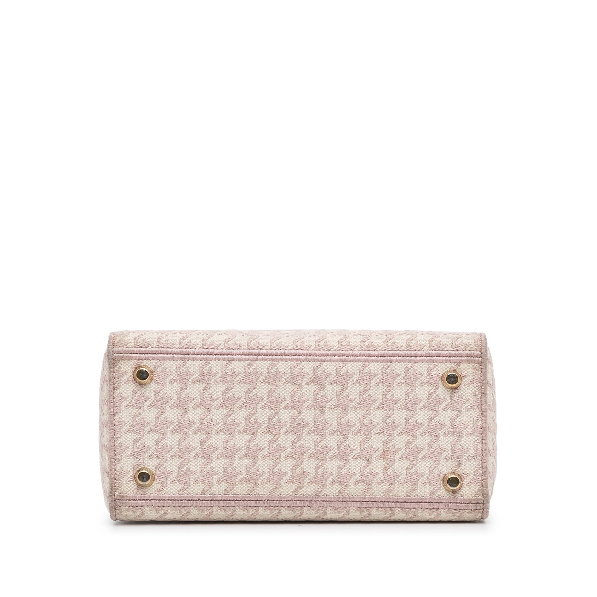 Dior Medium Embroidered Canvas Houndstooth Lady D Lite - image 15