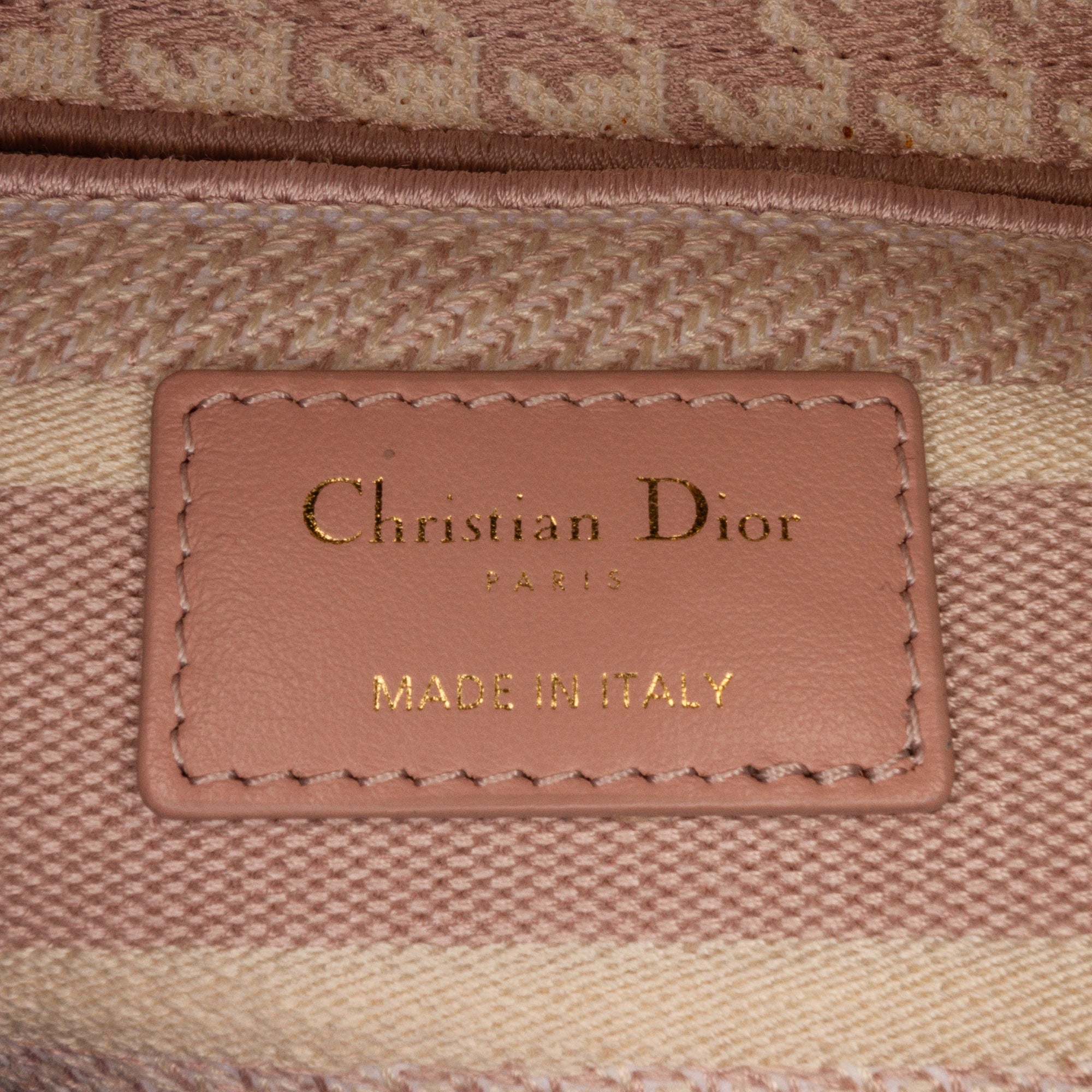 Dior Medium Embroidered Canvas Houndstooth Lady D Lite - image 13