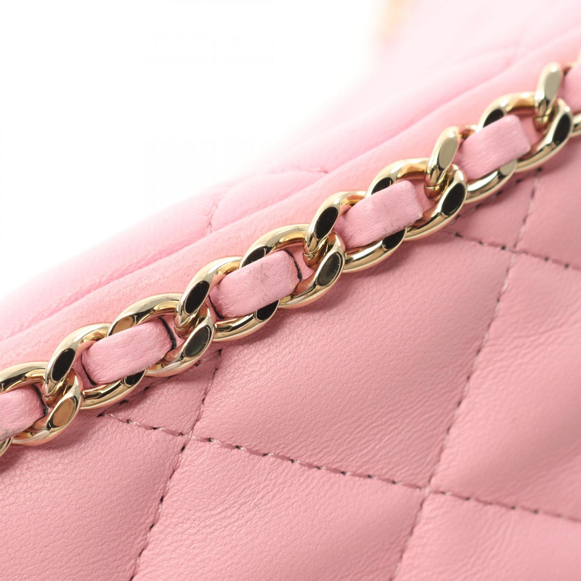 Chanel Small Quilted Lambskin Chain Around Hook Hobo Bag - image 7
