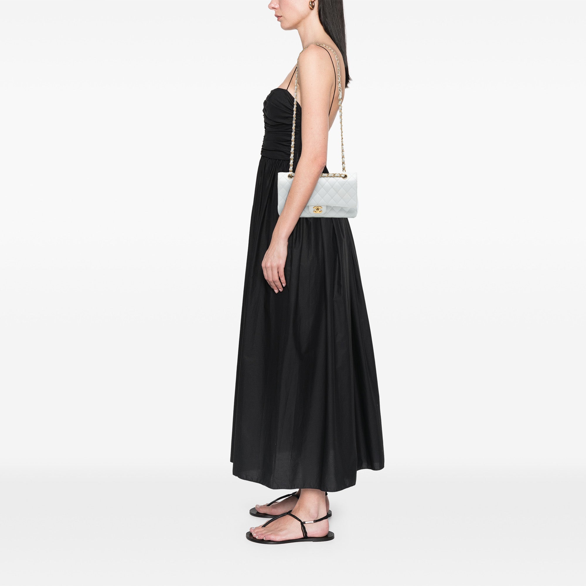 Chanel Medium Classic Caviar Double Flap - image 7