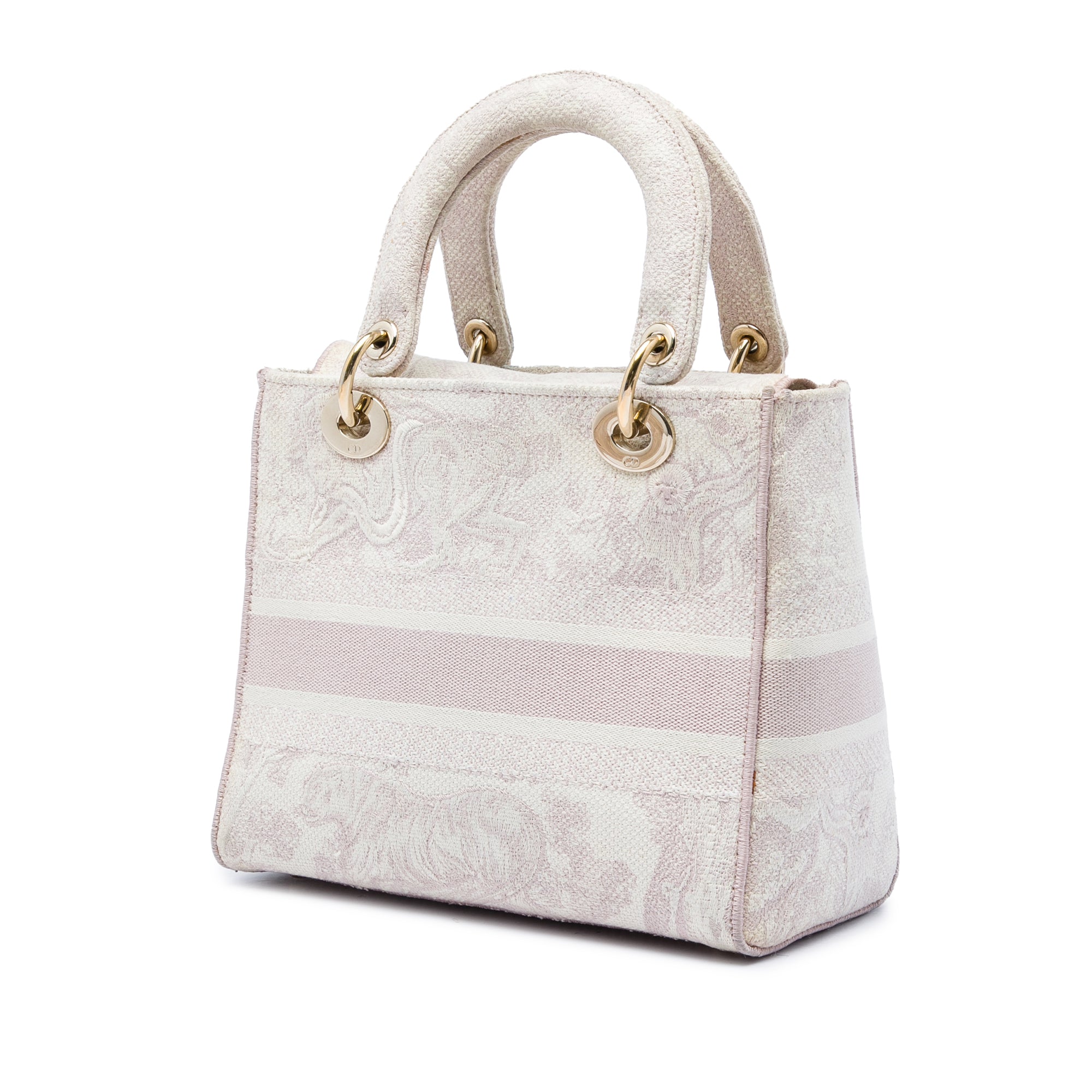 Dior Medium Embroidered Canvas Toile De Jouy Lady D Lite - image 2
