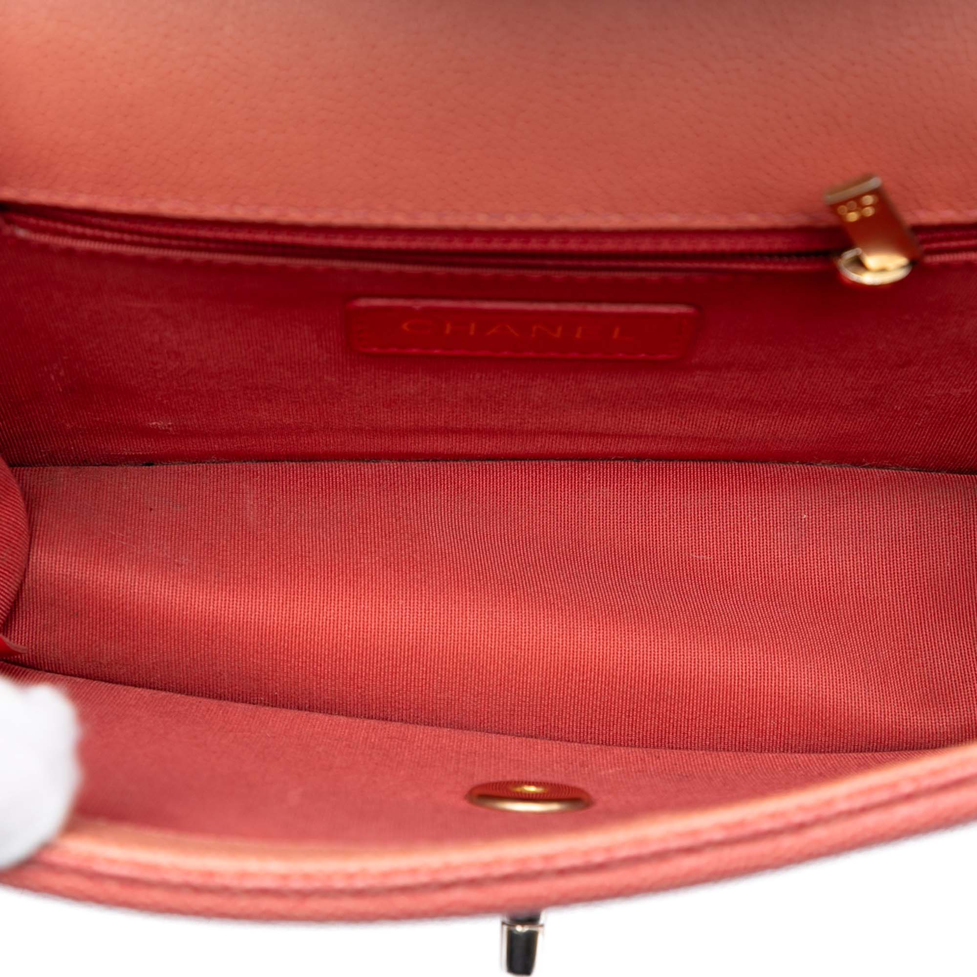 Chanel Small Quilted Caviar Sunset On The Sea Flap - image 4