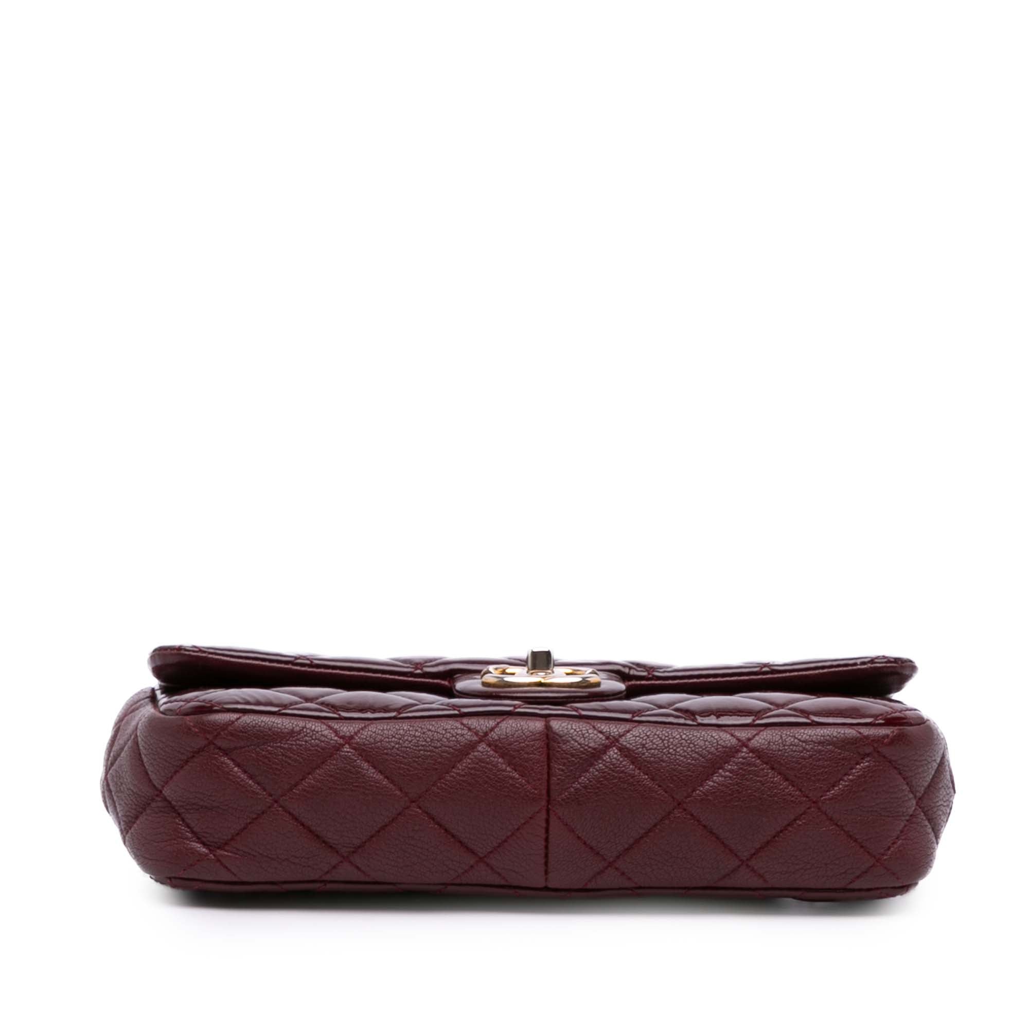 Chanel Paris-Salzburg Medium Patent Goatskin CC Eyelet Flap - image 3