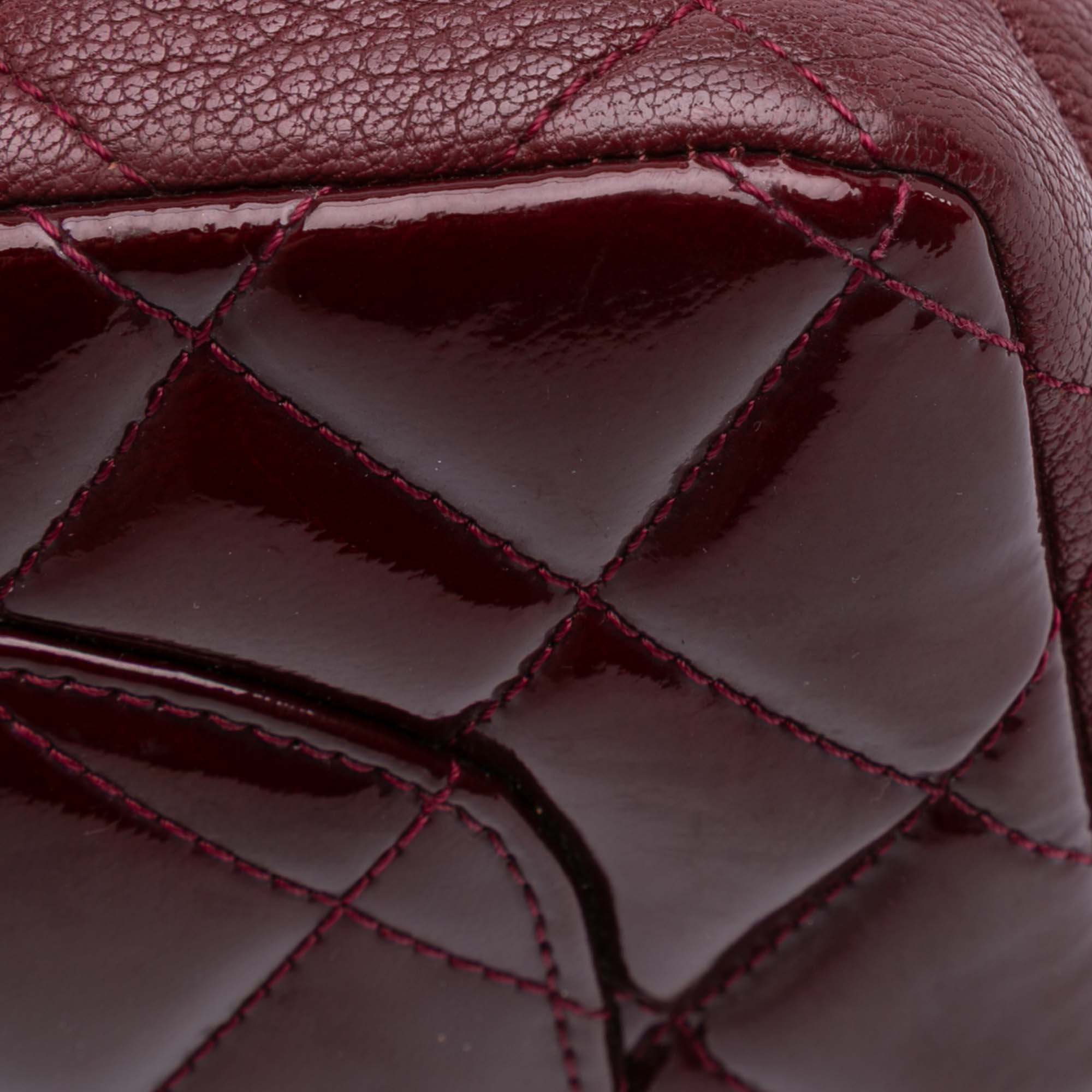 Chanel Paris-Salzburg Medium Patent Goatskin CC Eyelet Flap - image 9