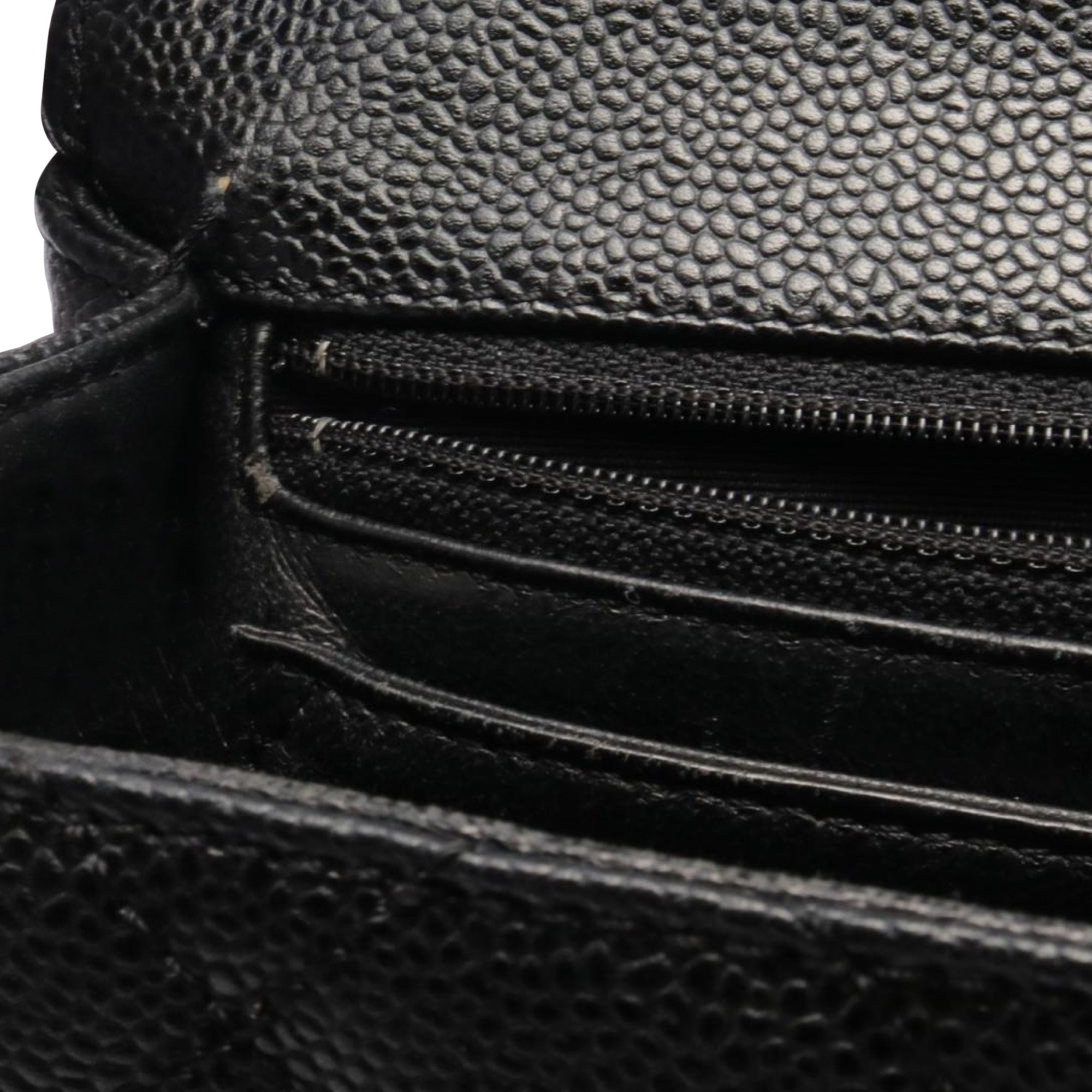 Chanel CC Quilted Caviar Kelly Top Handle Bag - image 7