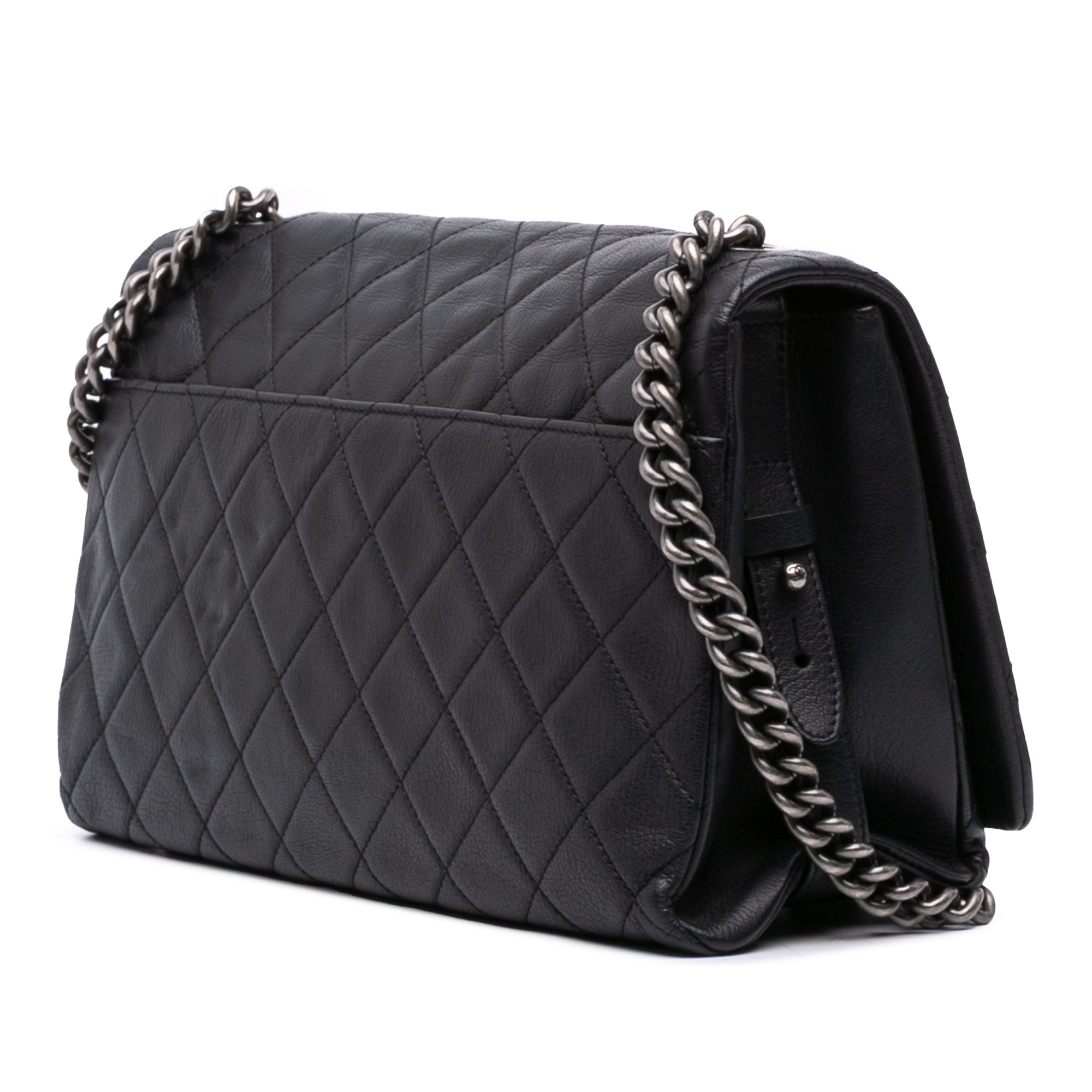 Chanel Large Quilted Goatskin City Rock Flap - image 2