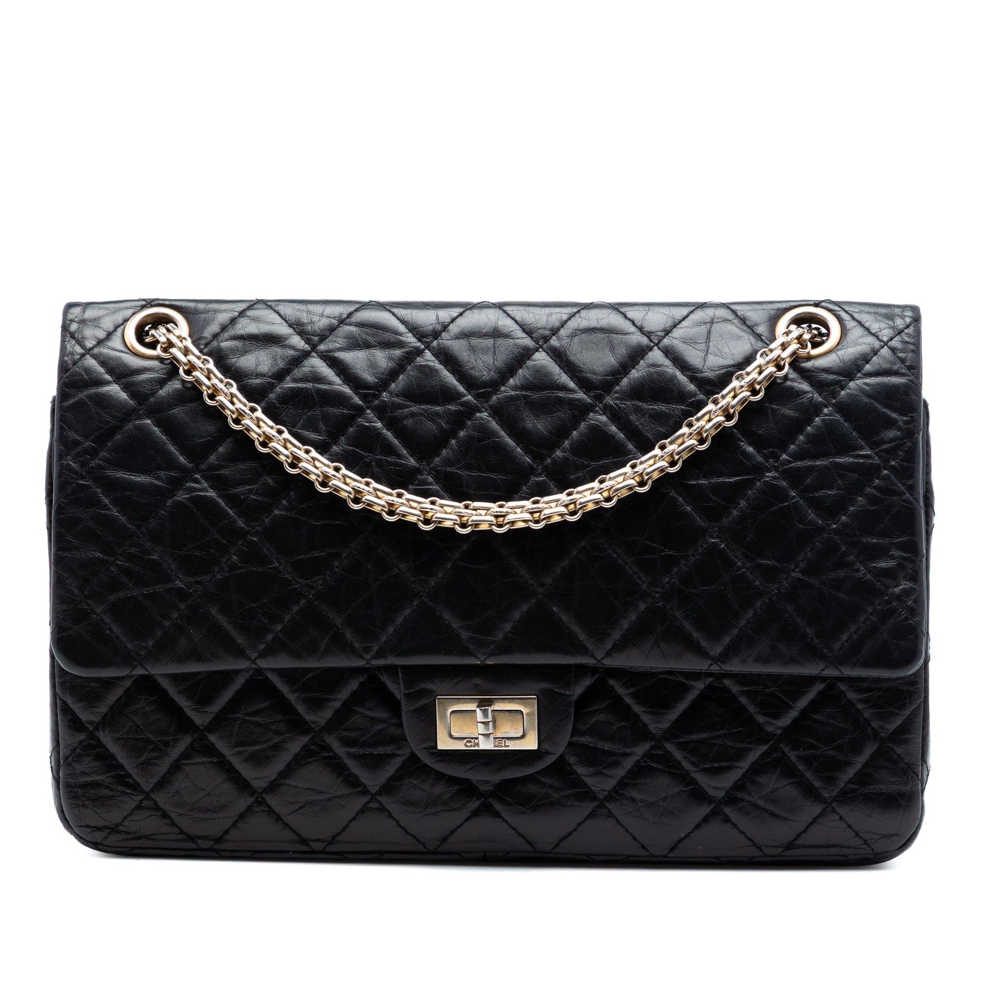 Chanel Quilted Aged Calfskin Reissue 2.55 Double Flap 226 - image 1