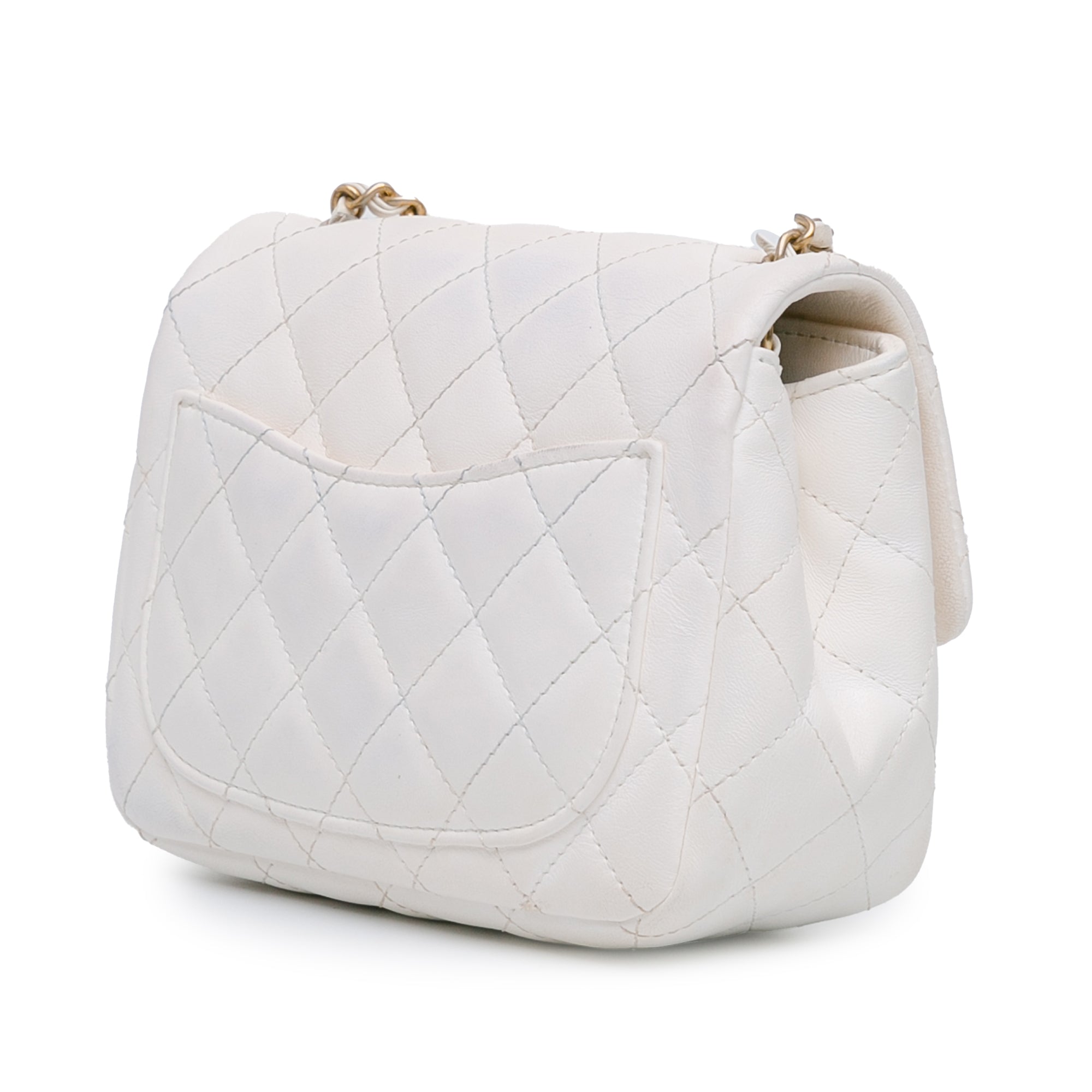 Chanel Mini Square Lambskin Romance Single Flap - image 2