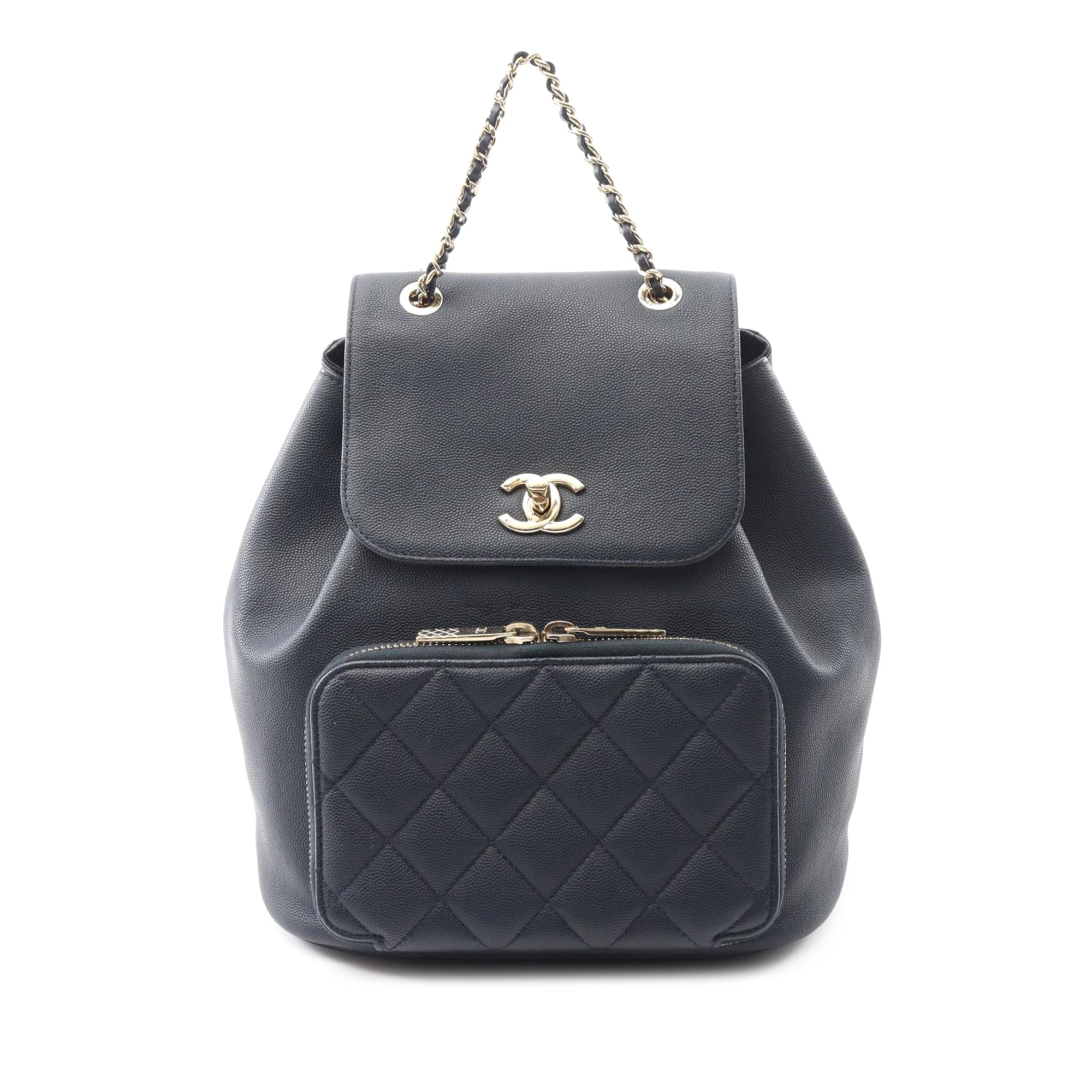 Chanel Business Affinity Caviar Backpack - image 1