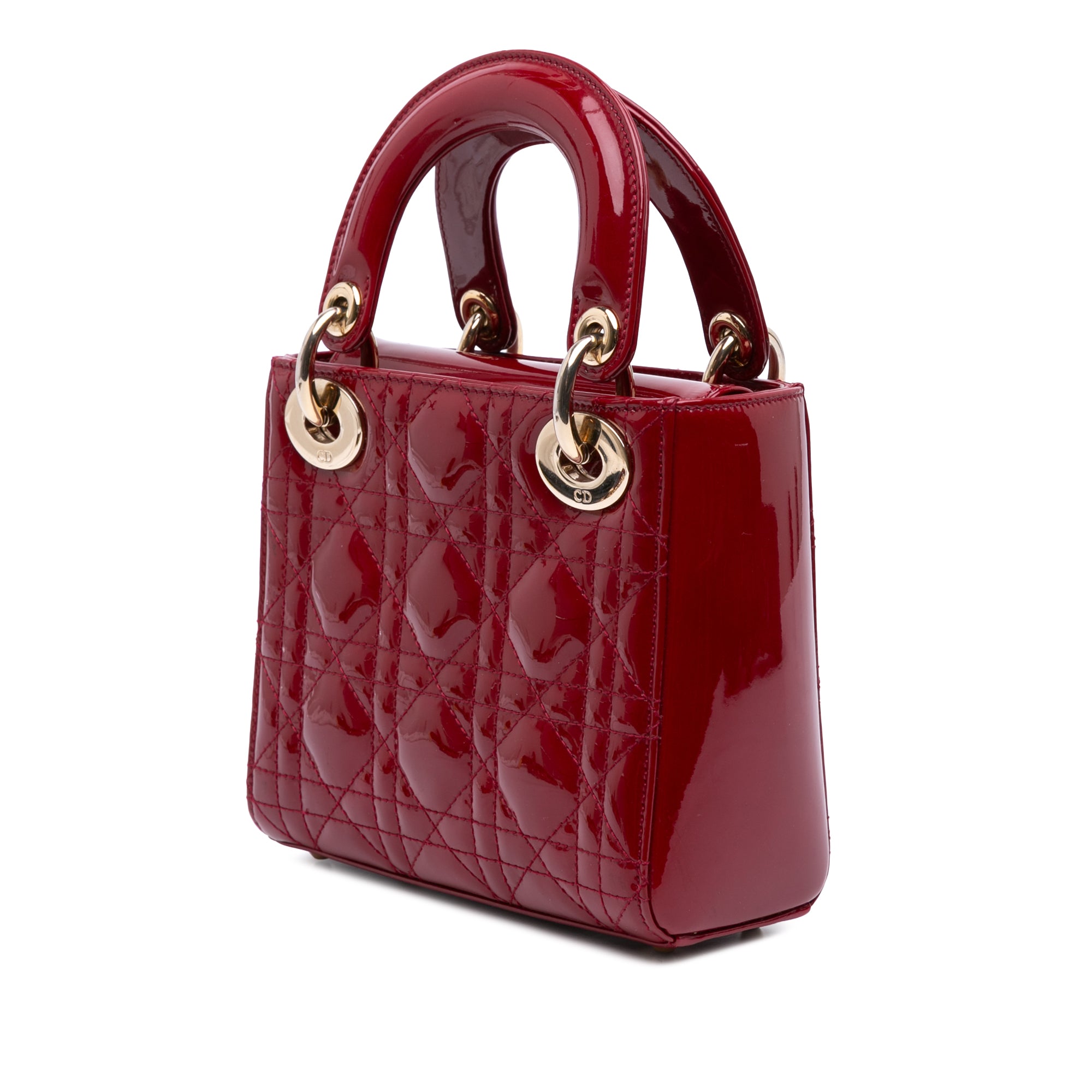 Dior Mini Patent Cannage Lady Dior - image 2