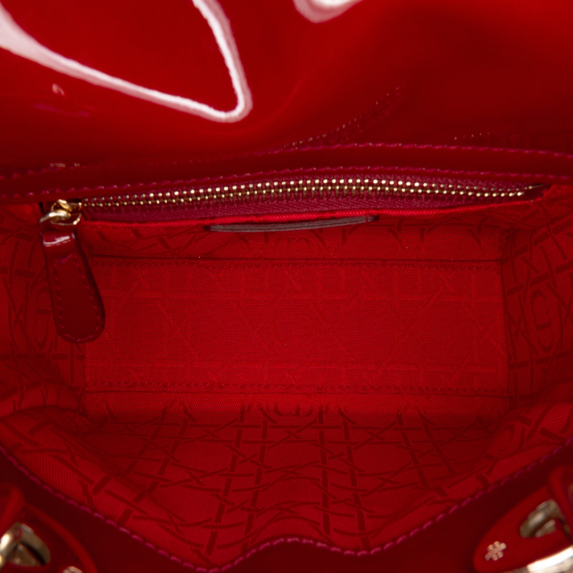 Dior Mini Patent Cannage Lady Dior - image 4