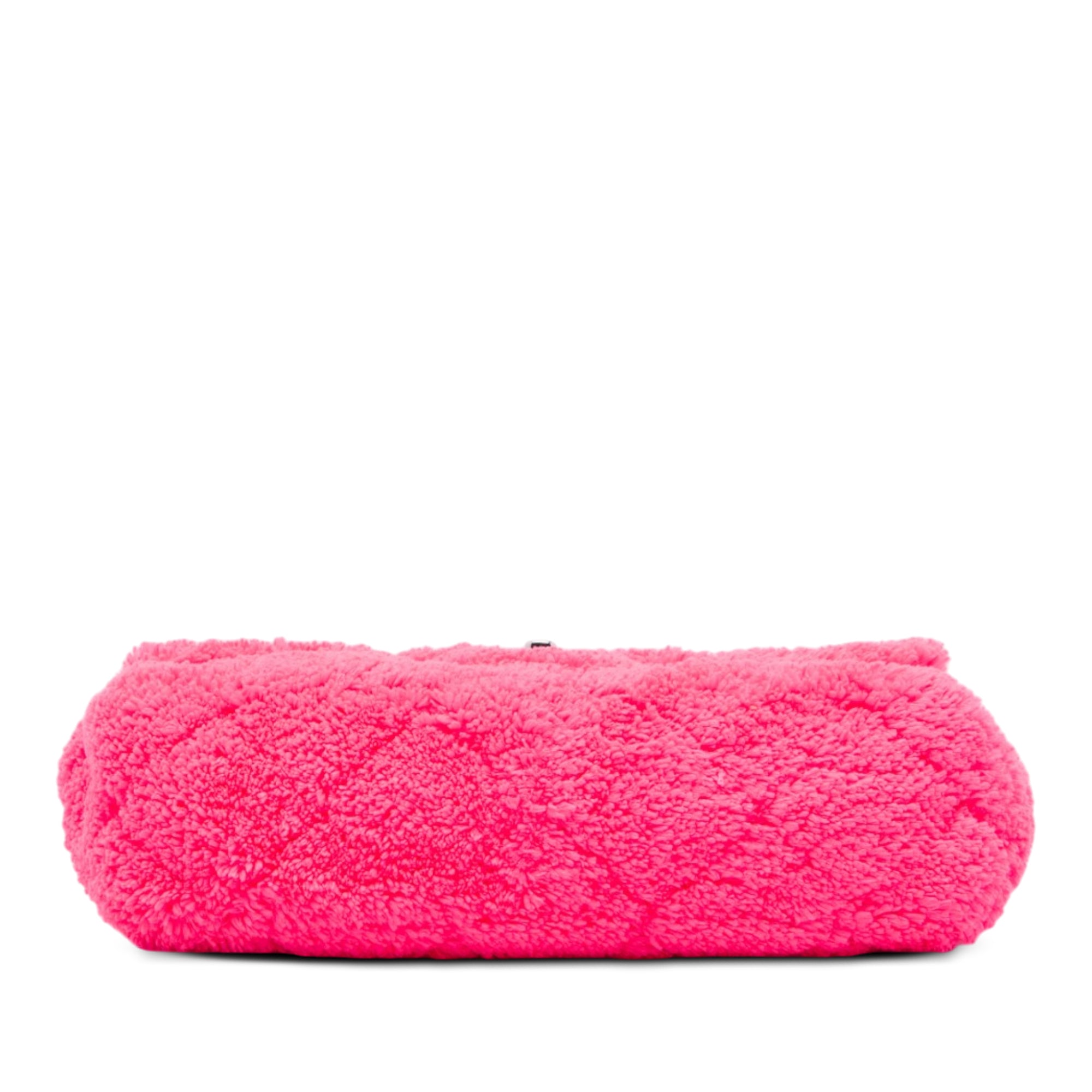 Chanel Medium Quilted Terry Cloth Coco Beach Flap - image 3