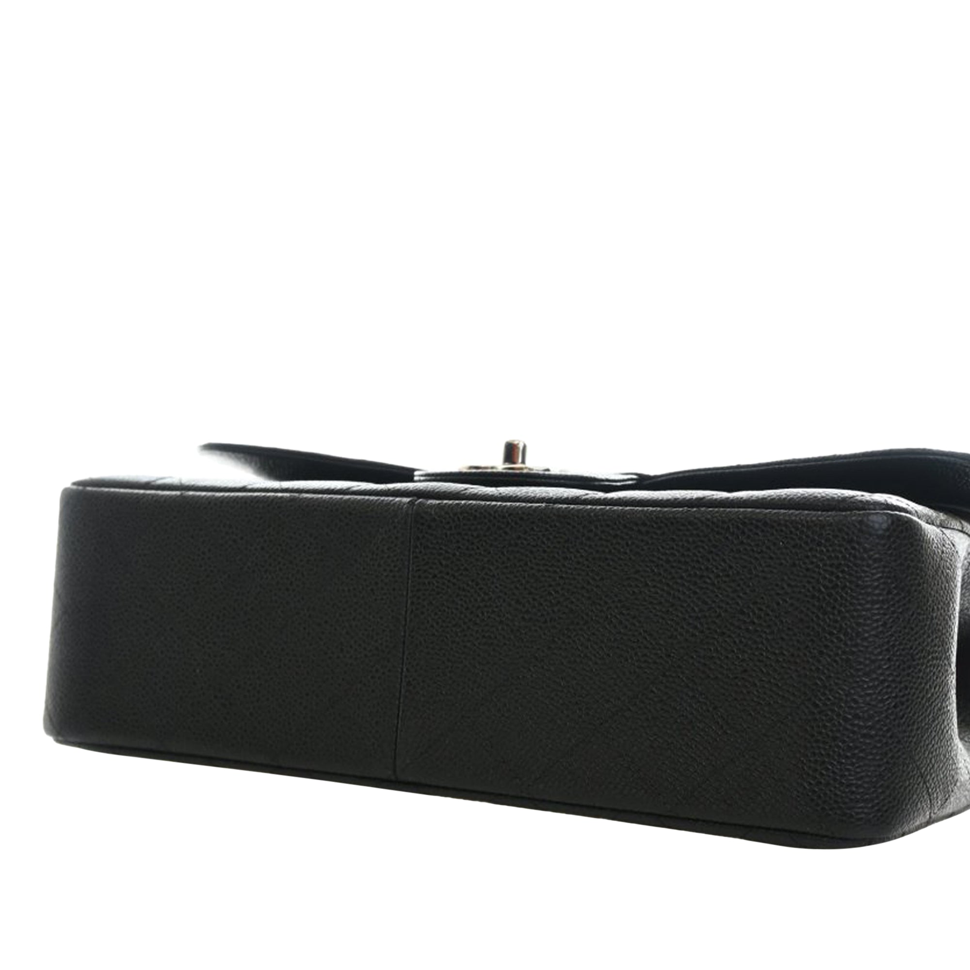 Chanel Jumbo Classic Caviar Double Flap - image 11