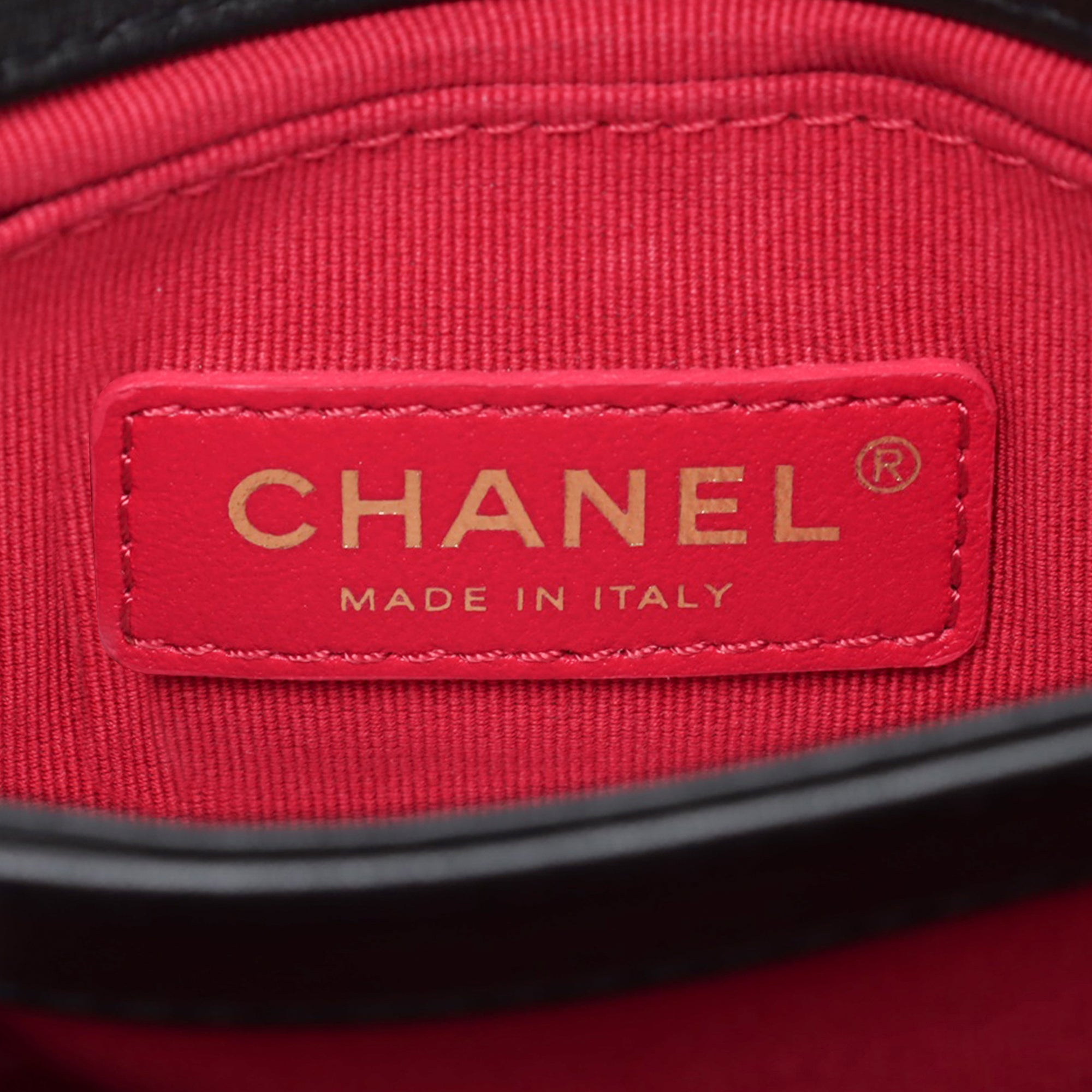 Chanel Mini Quilted Lambskin Pearl Boy Chain Flap - image 7