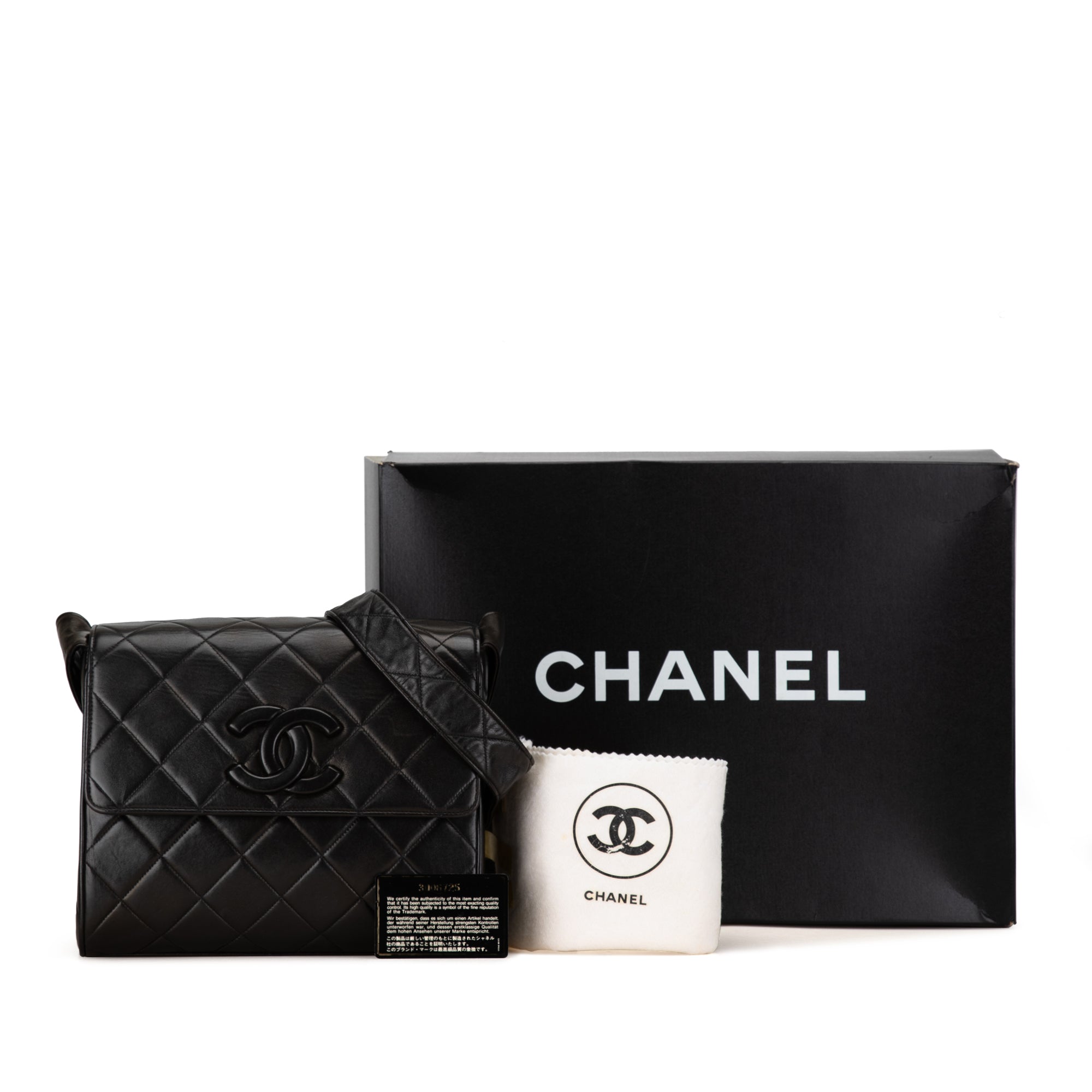 Chanel CC Quilted Lambskin Flap - image 12