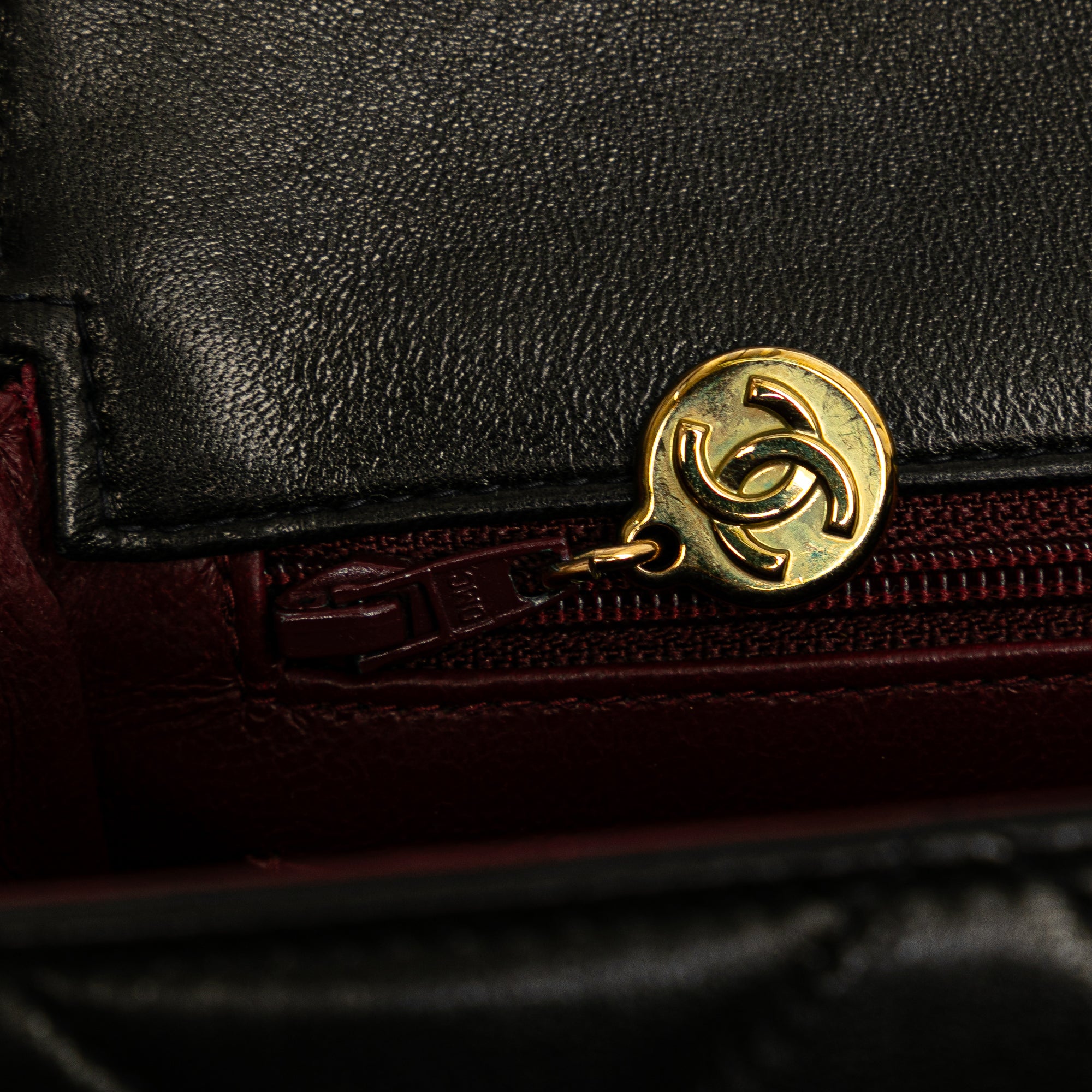 Chanel CC Quilted Lambskin Flap - image 9