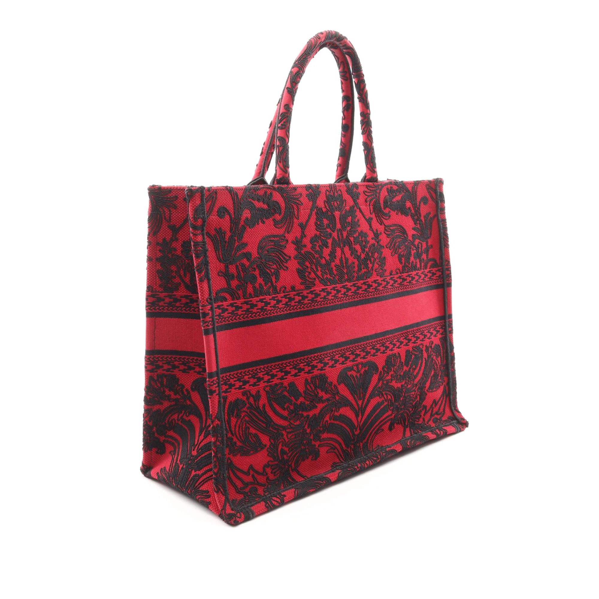 Dior Large Canvas Embroidered Book Tote - image 2
