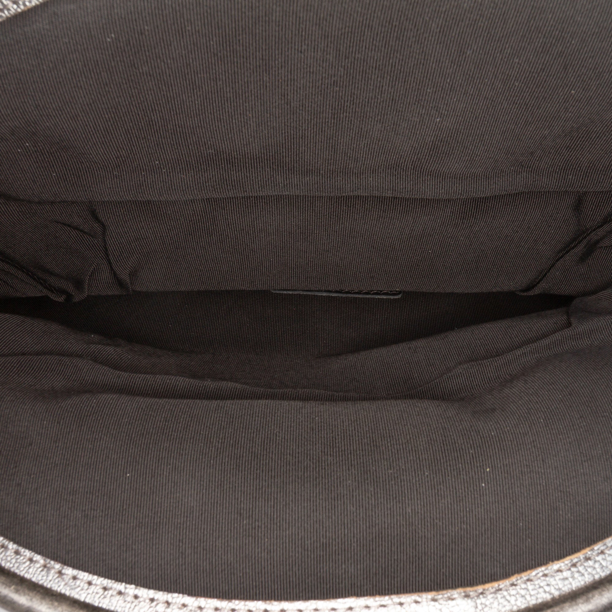 Chanel Quilted Metallic Goatskin Tabatiere Kisslock Foldover Clutch - image 4