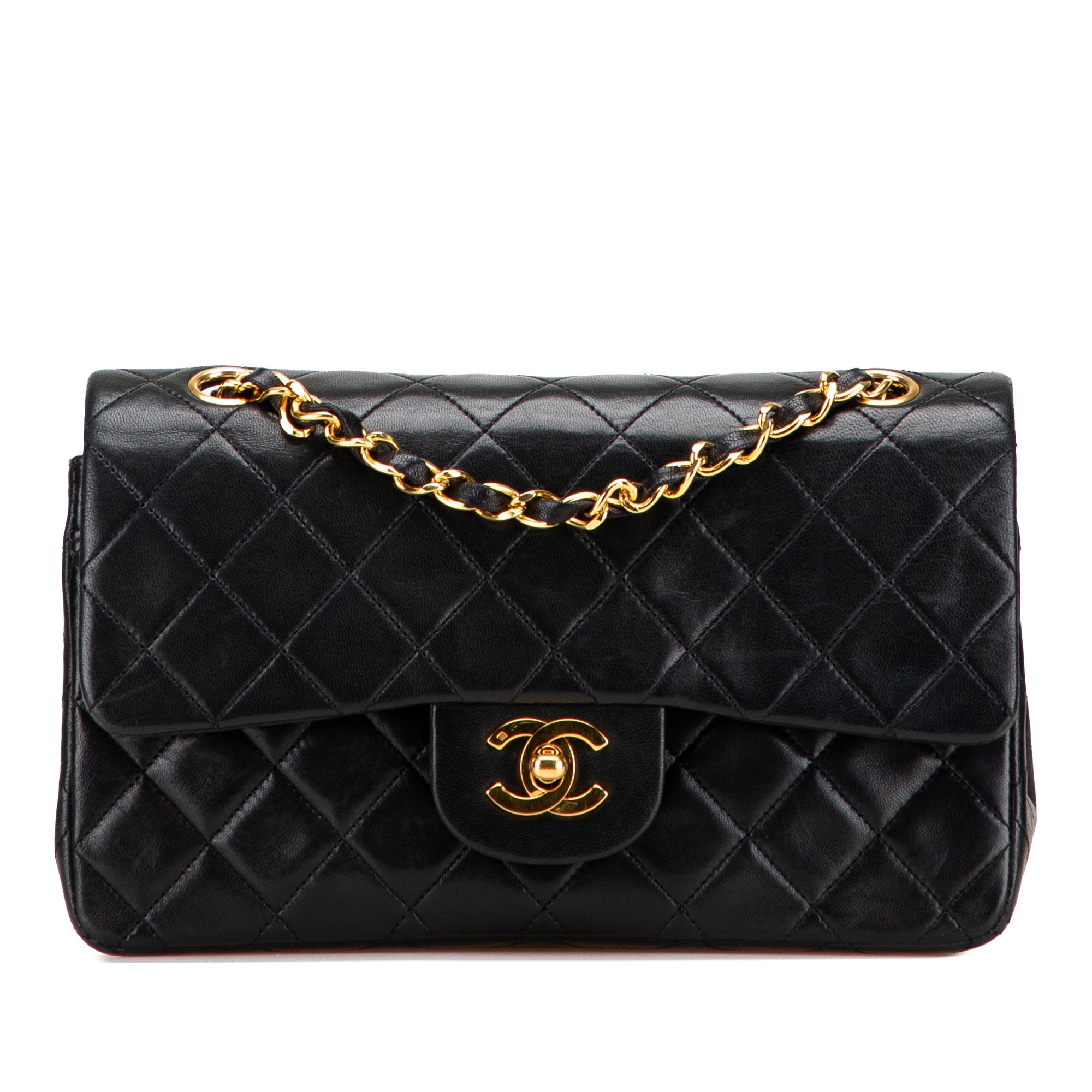 Chanel Small Classic Lambskin Double Flap - image 1