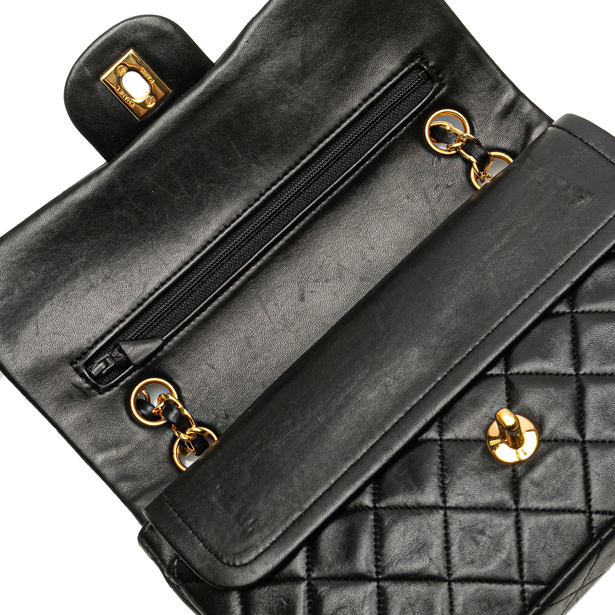 Chanel Small Classic Lambskin Double Flap - image 8