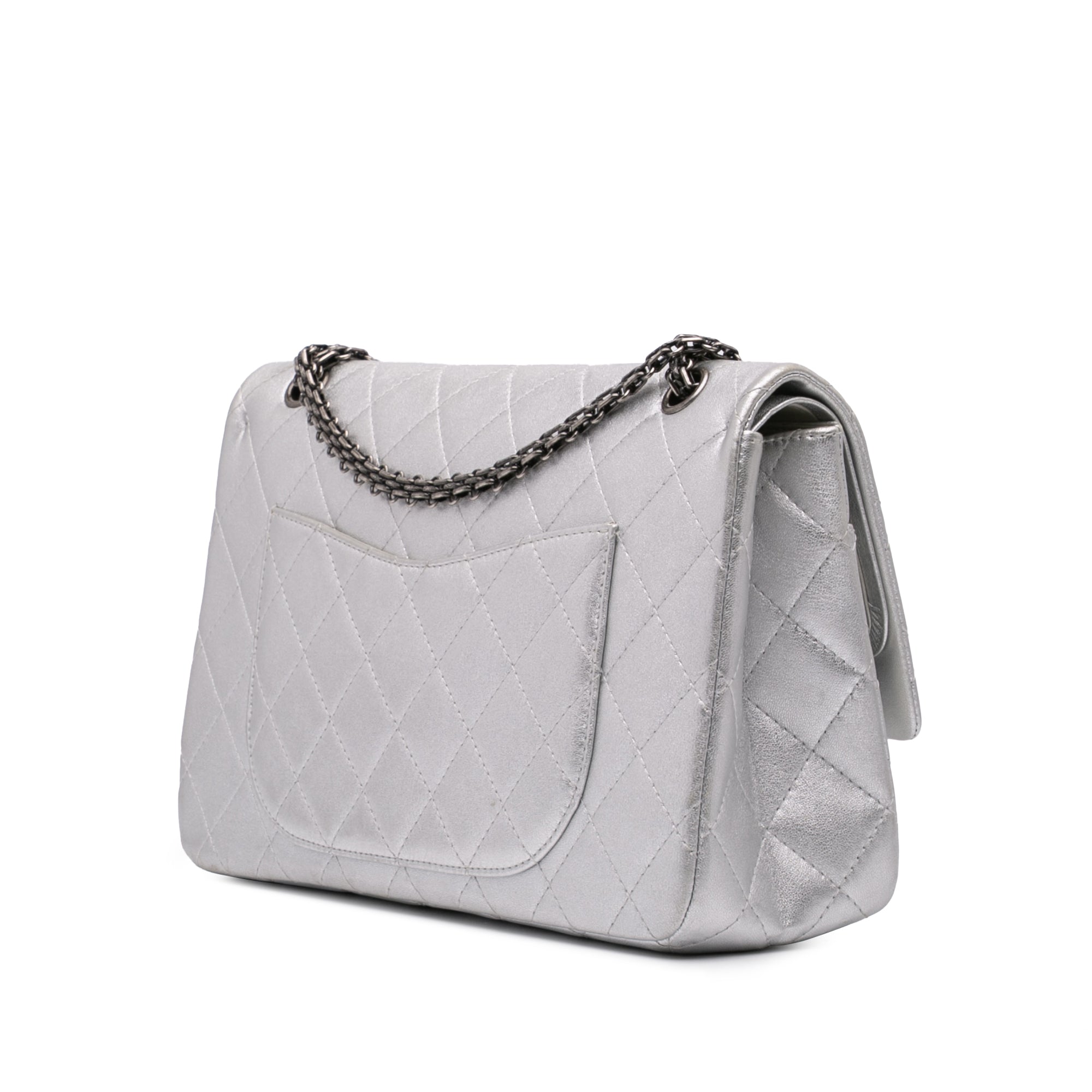 Chanel Reissue 2.55 Metallic Lambskin Double Flap 227 - image 2