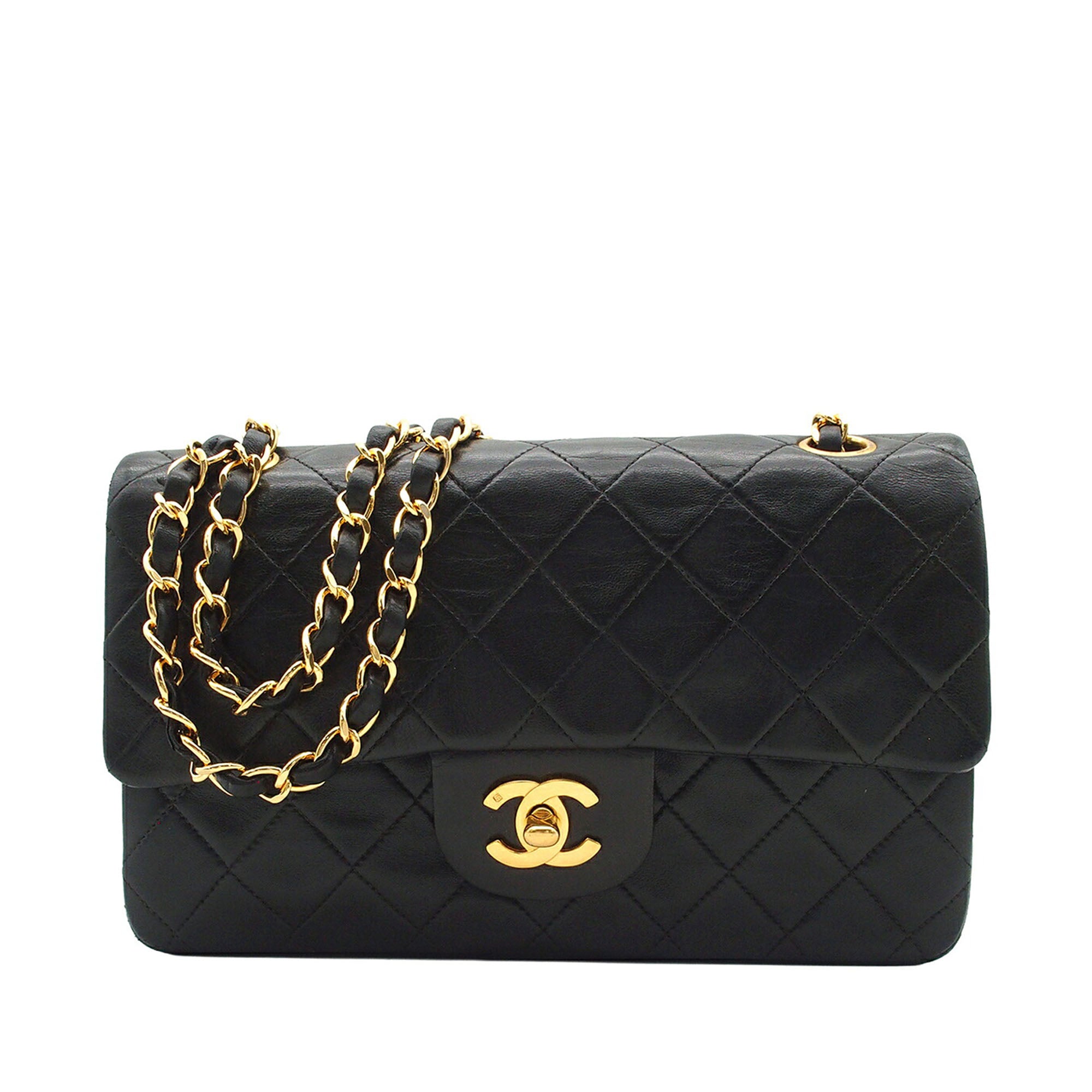 Chanel Small Classic Lambskin Double Flap - image 1