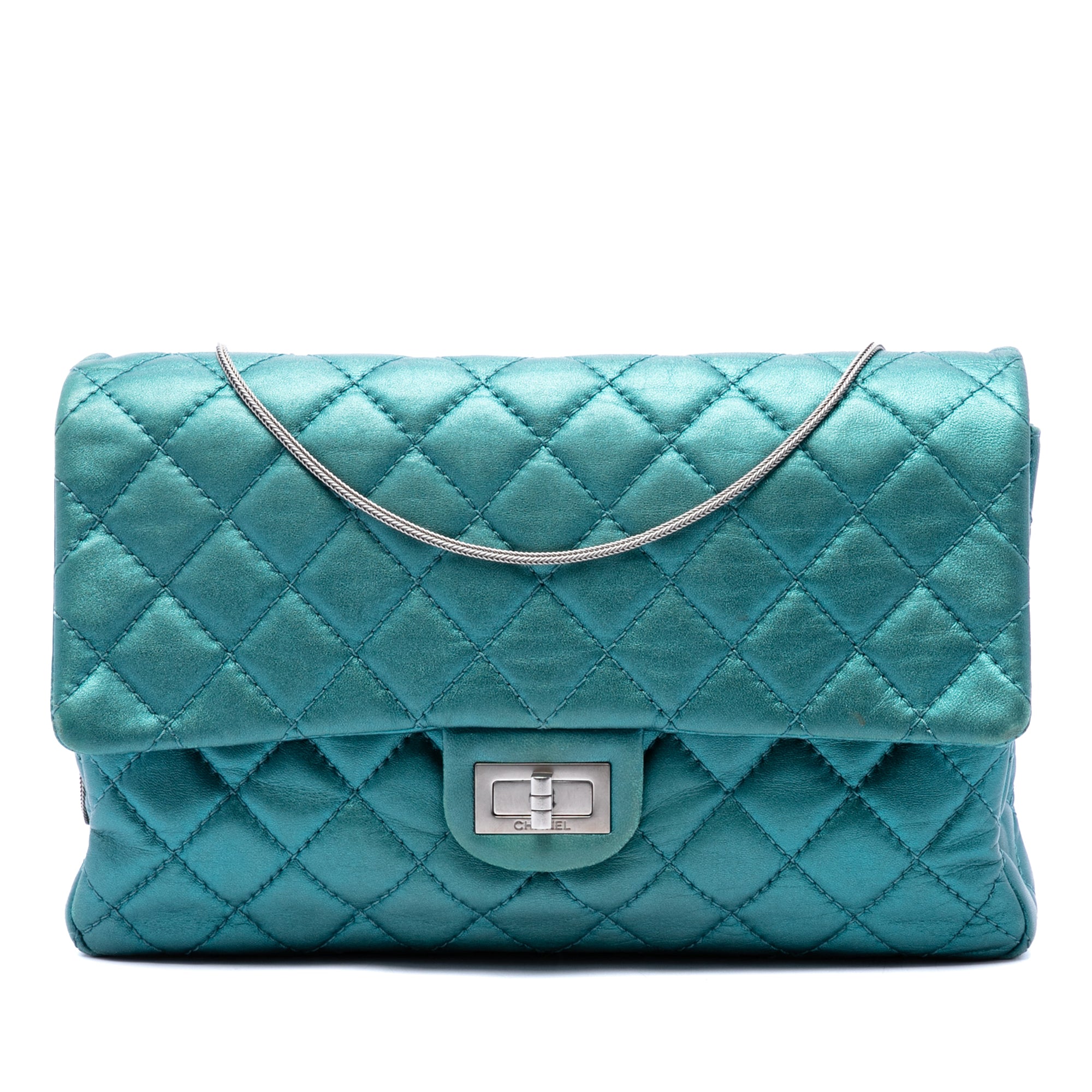 Chanel Quilted Metallic Calfskin Reissue 2.55 Flap 226 - image 1