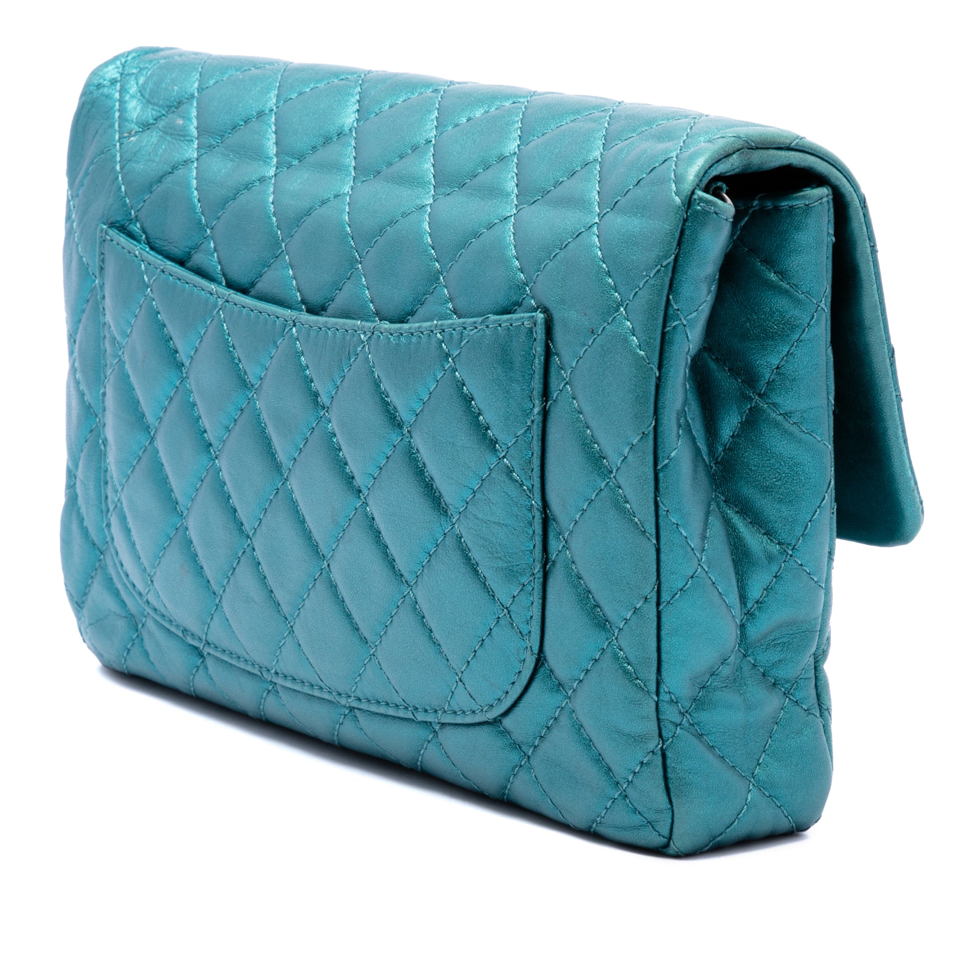 Chanel Quilted Metallic Calfskin Reissue 2.55 Flap 226 - image 2