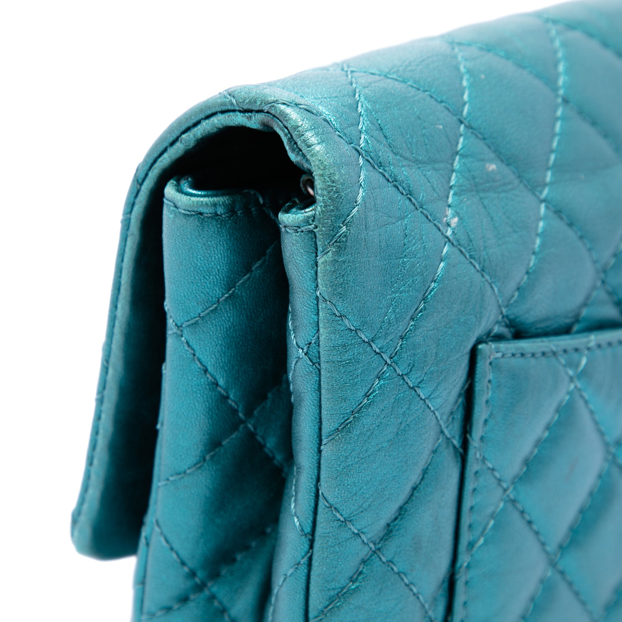 Chanel Quilted Metallic Calfskin Reissue 2.55 Flap 226 - image 6